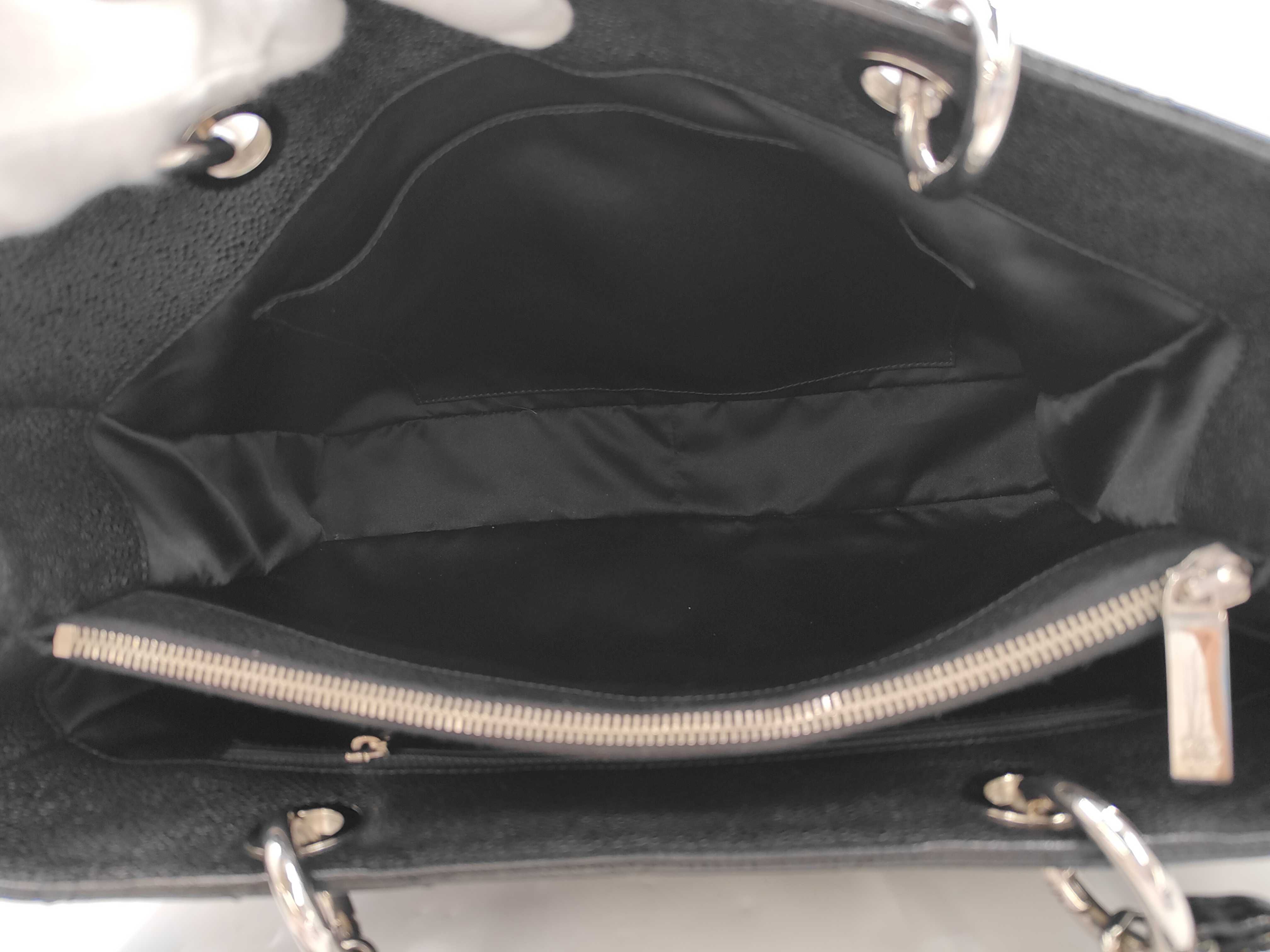 GST Medium Black Bag with Silver Buckle — view 8