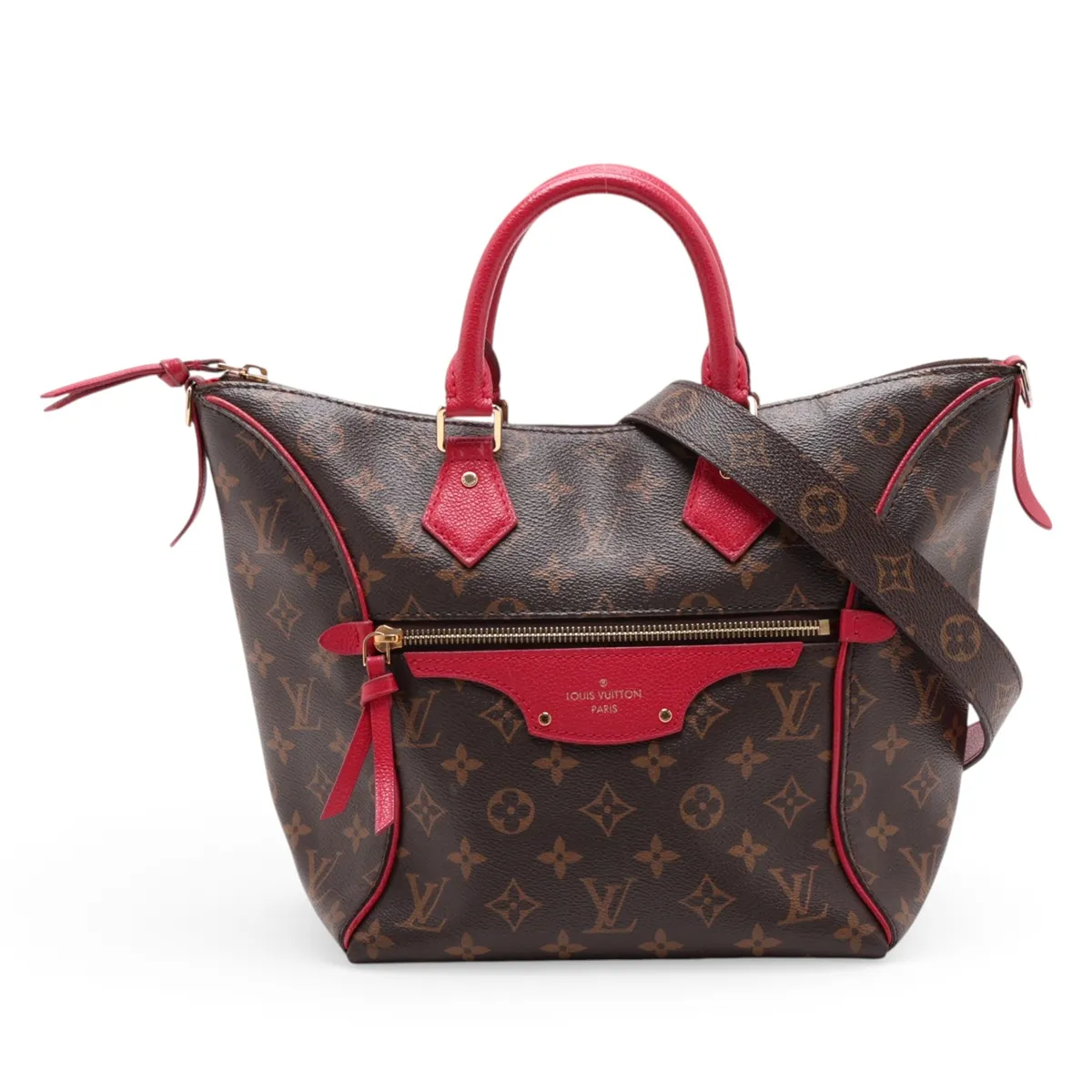 Monogram Tournelle PM M44027 MB4187 Brown x Red