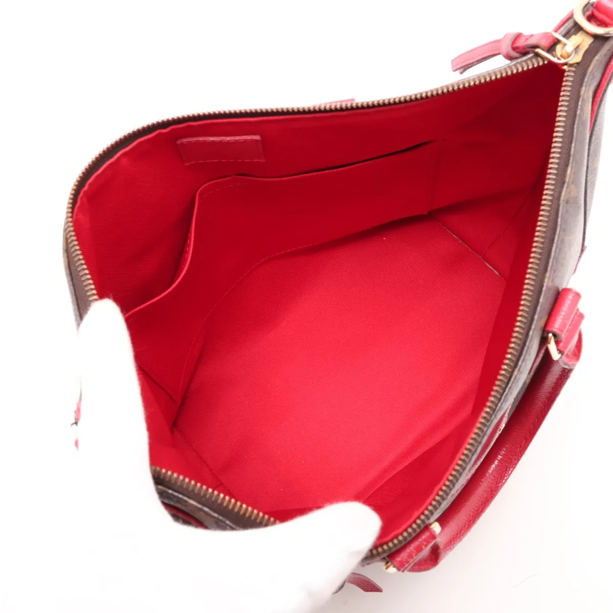 Monogram Tournelle PM M44027 MB4187 Brown x Red — view 8
