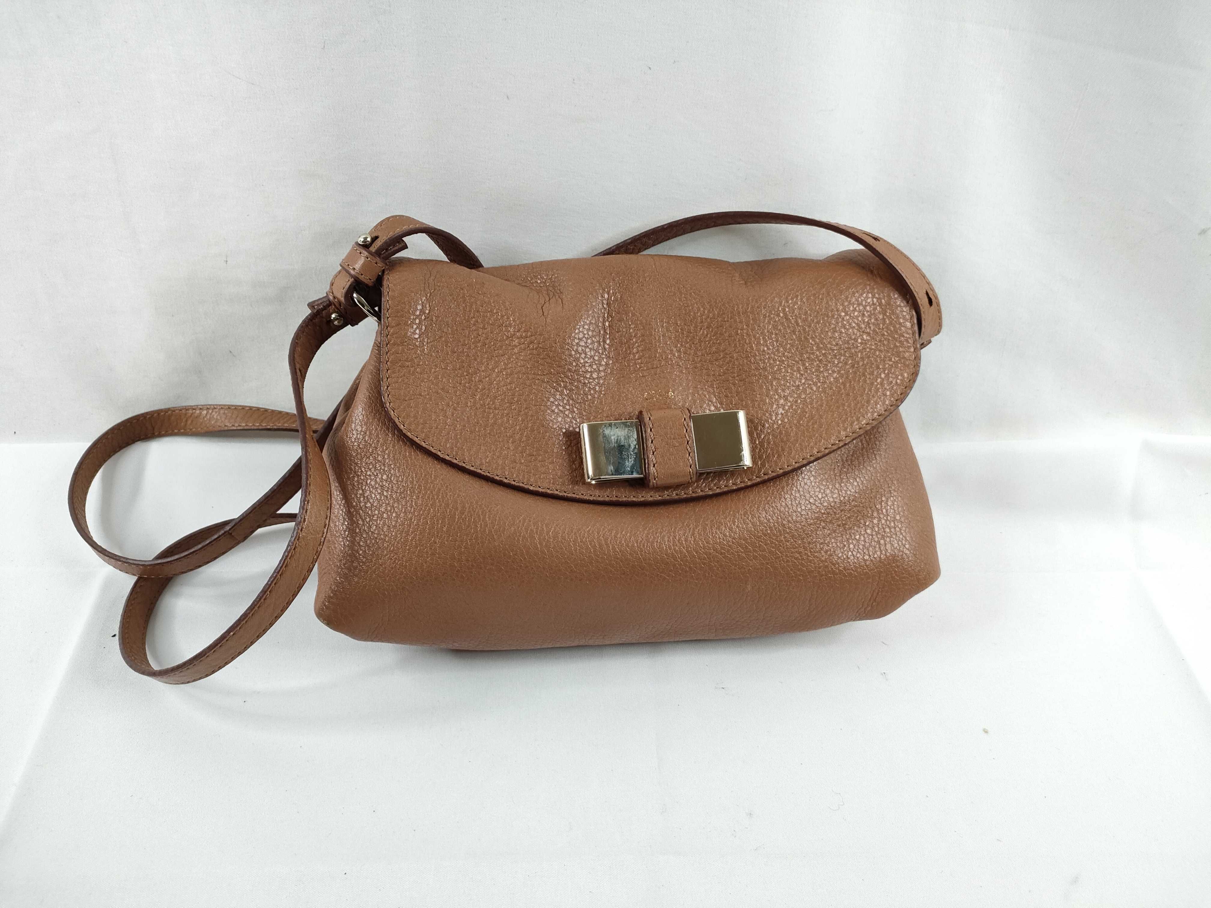 Lily Shoulder Bag, Leather, Brown