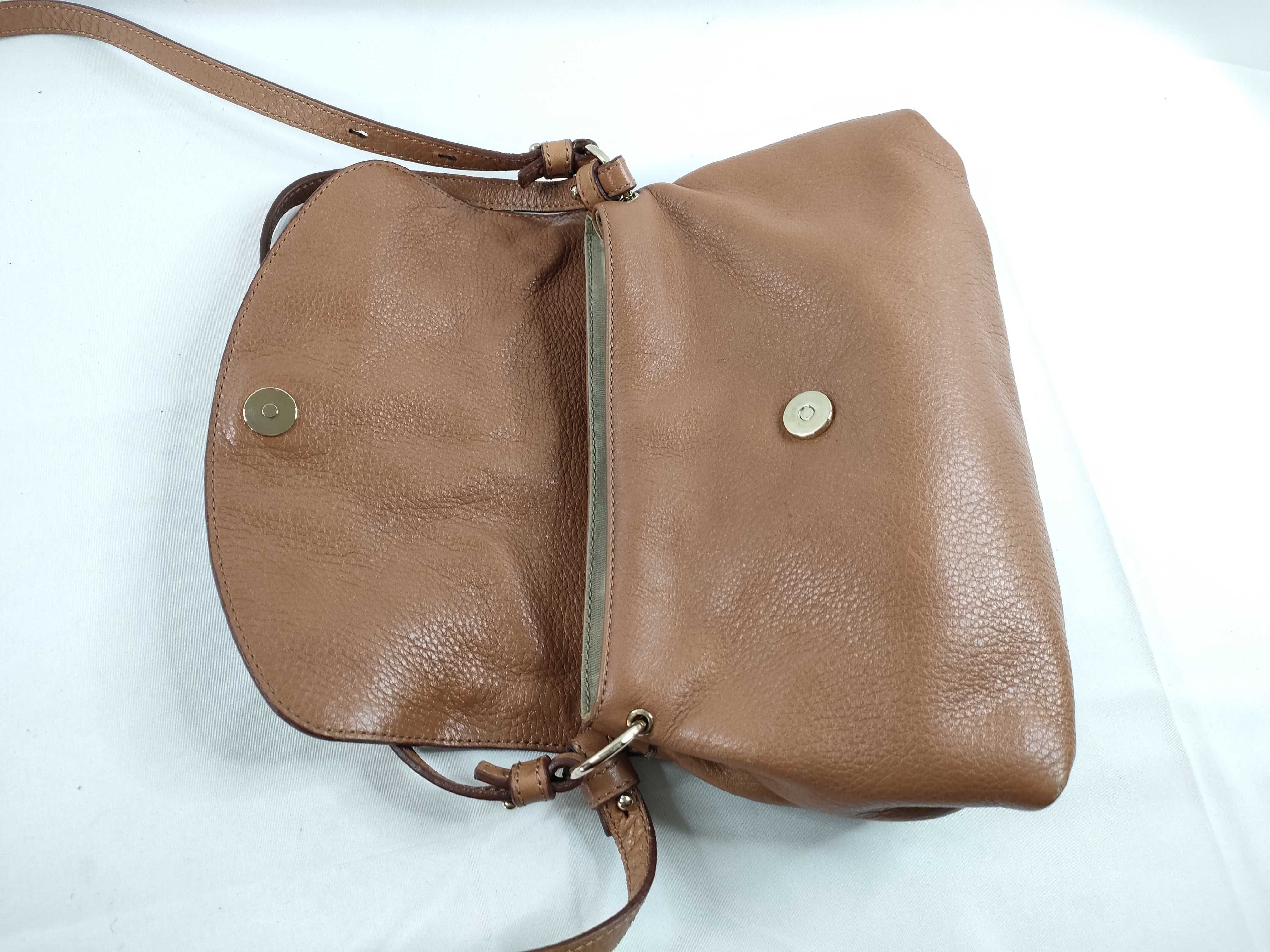 Lily Shoulder Bag, Leather, Brown — view 9