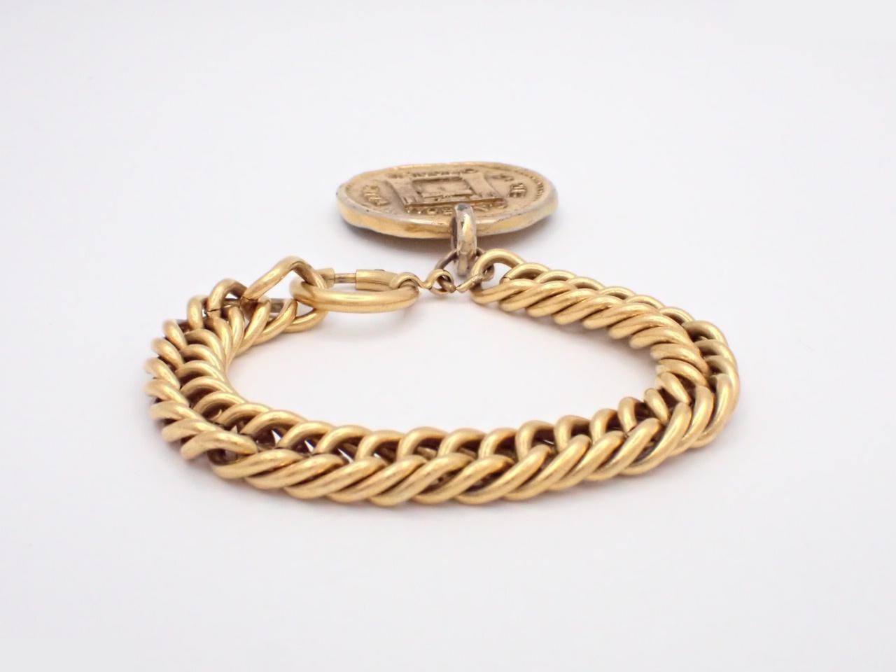 Cambon Line (precious metal) bracelet/bangle (metal) - wrist circumference approximately 20cm — view 2