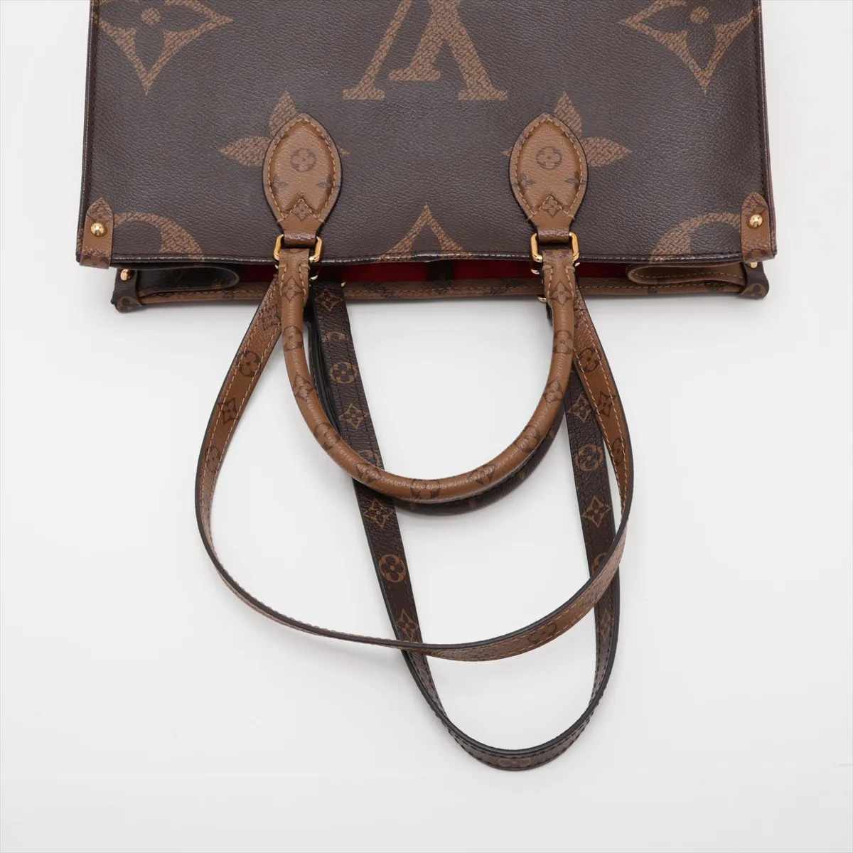 Giant Monogram Reverse OnTheGo MM M45039 TR5109 Brown (RFID detected) — view 5