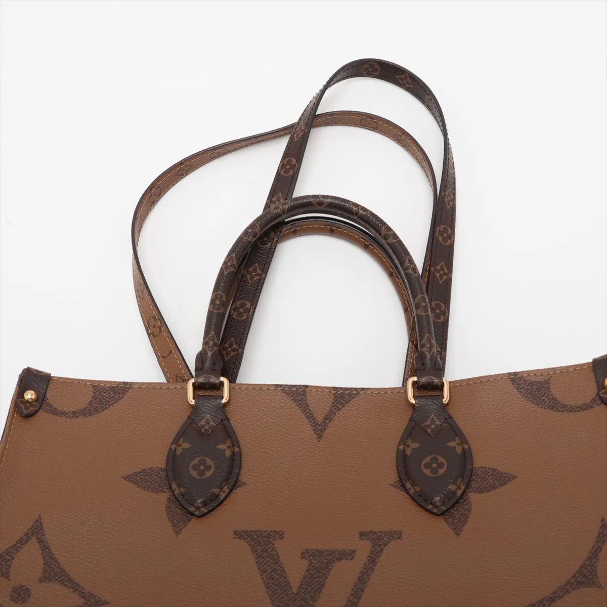 Giant Monogram Reverse OnTheGo MM M45039 TR5109 Brown (RFID detected) — view 6