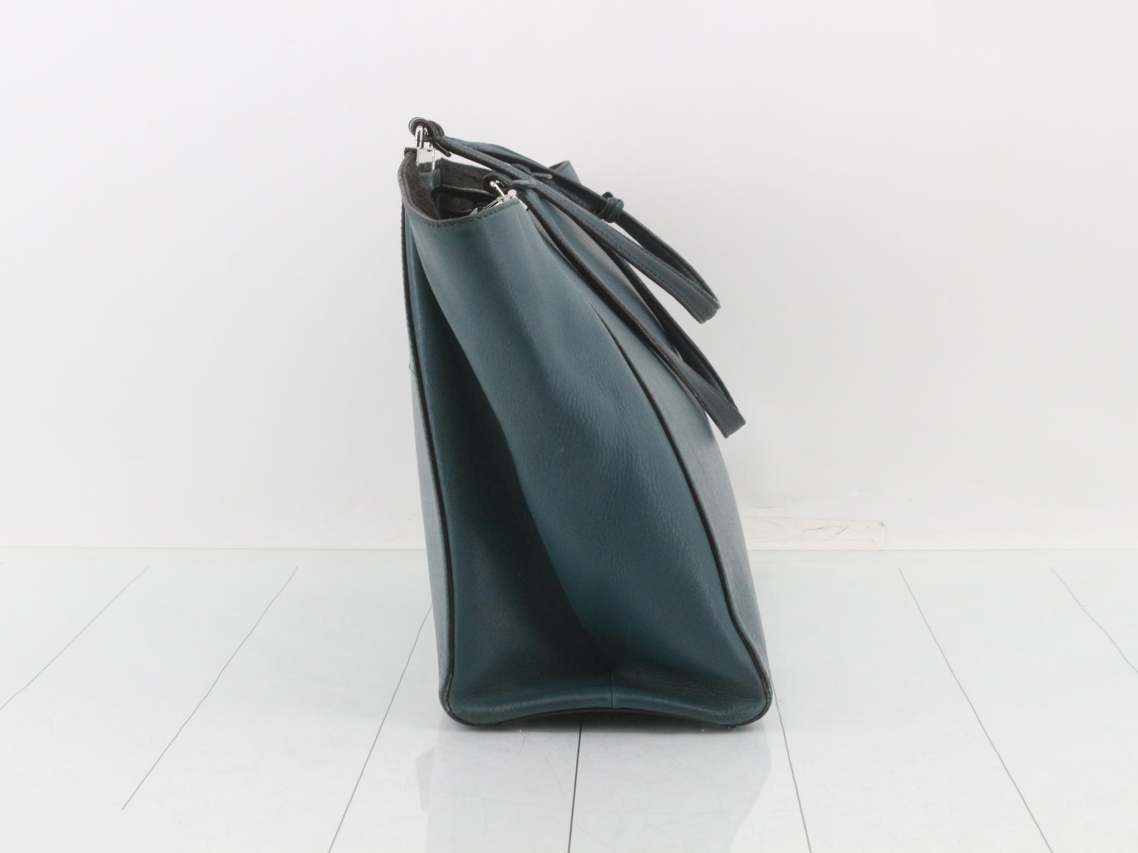 Trois Jours Leather Tote Bag — view 3