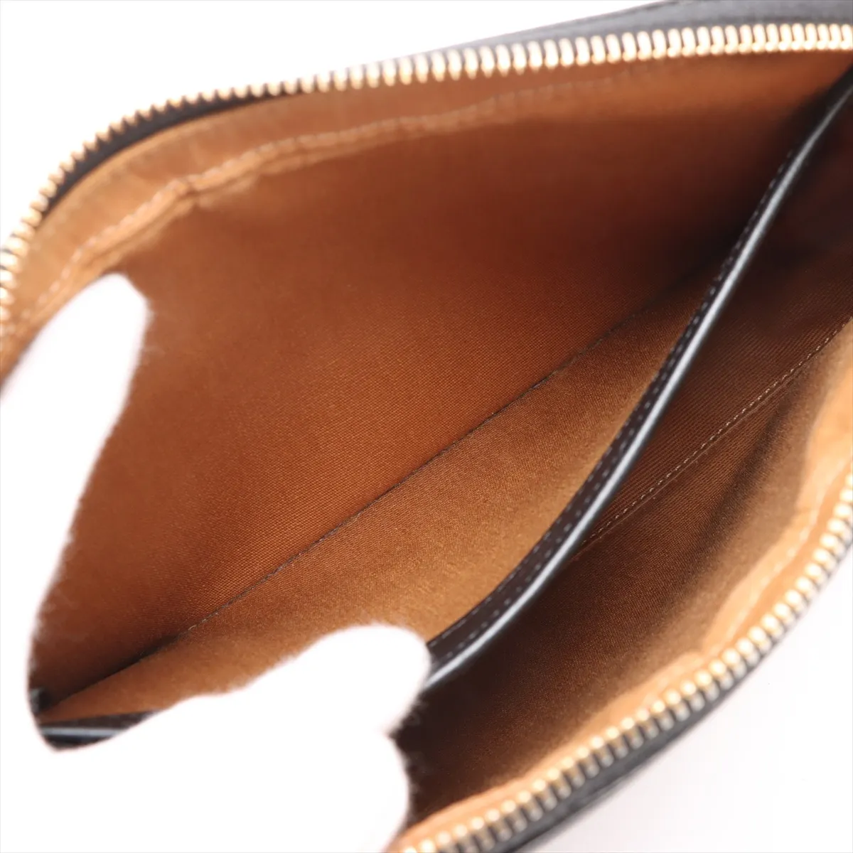 Triomphe Medium Messenger PVC x Leather Shoulder Bag Brown x Black — view 7