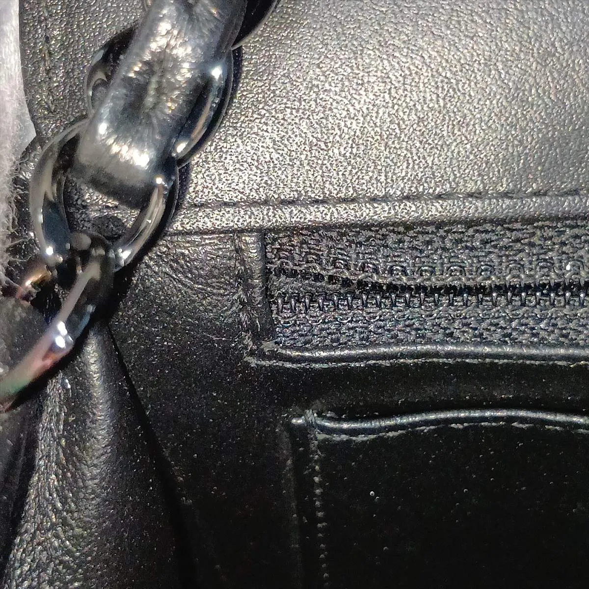 Mini Matelassé 20 Patent Leather Single Flap Single Chain Bag, Black with Black Hardware, U8UG6C37, Random Plate, A69900 — view 10