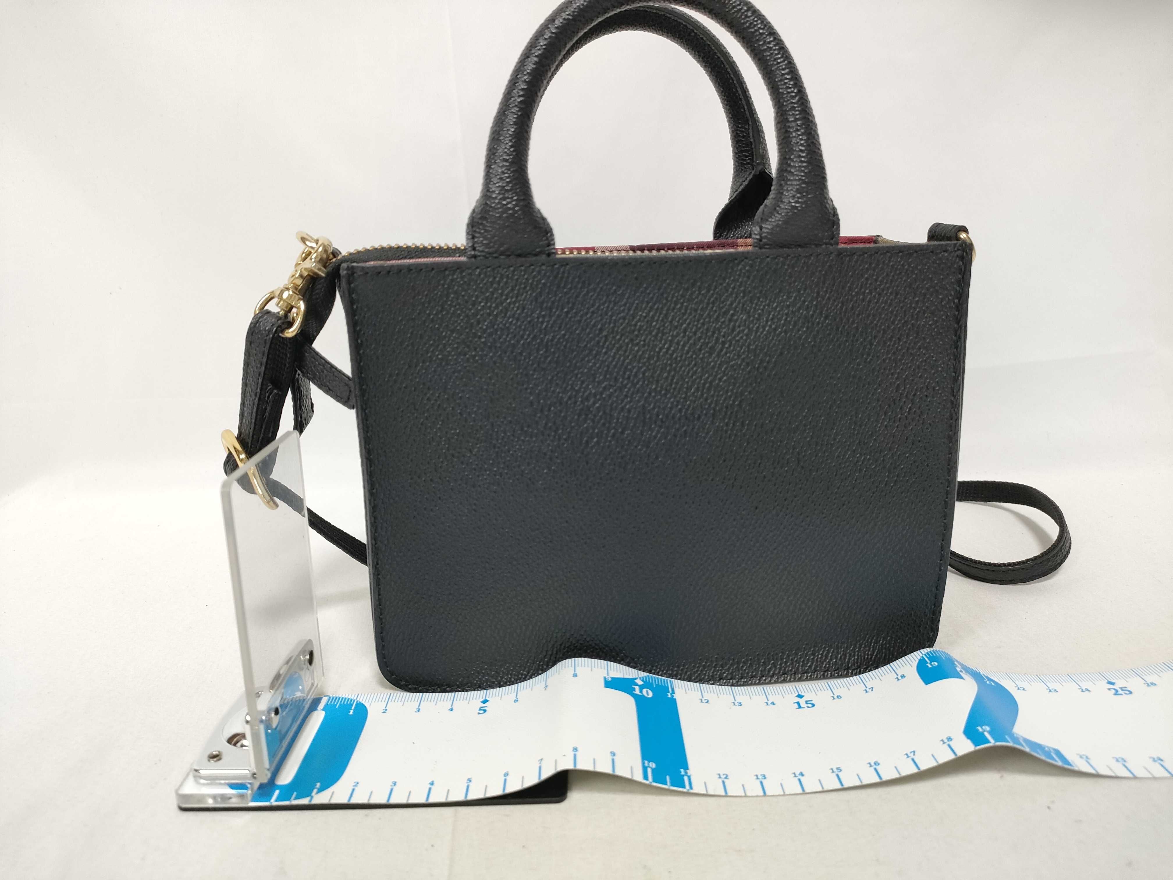 Blue Label Nova Check Ribbon 2-Way Handbag with Strap — view 2