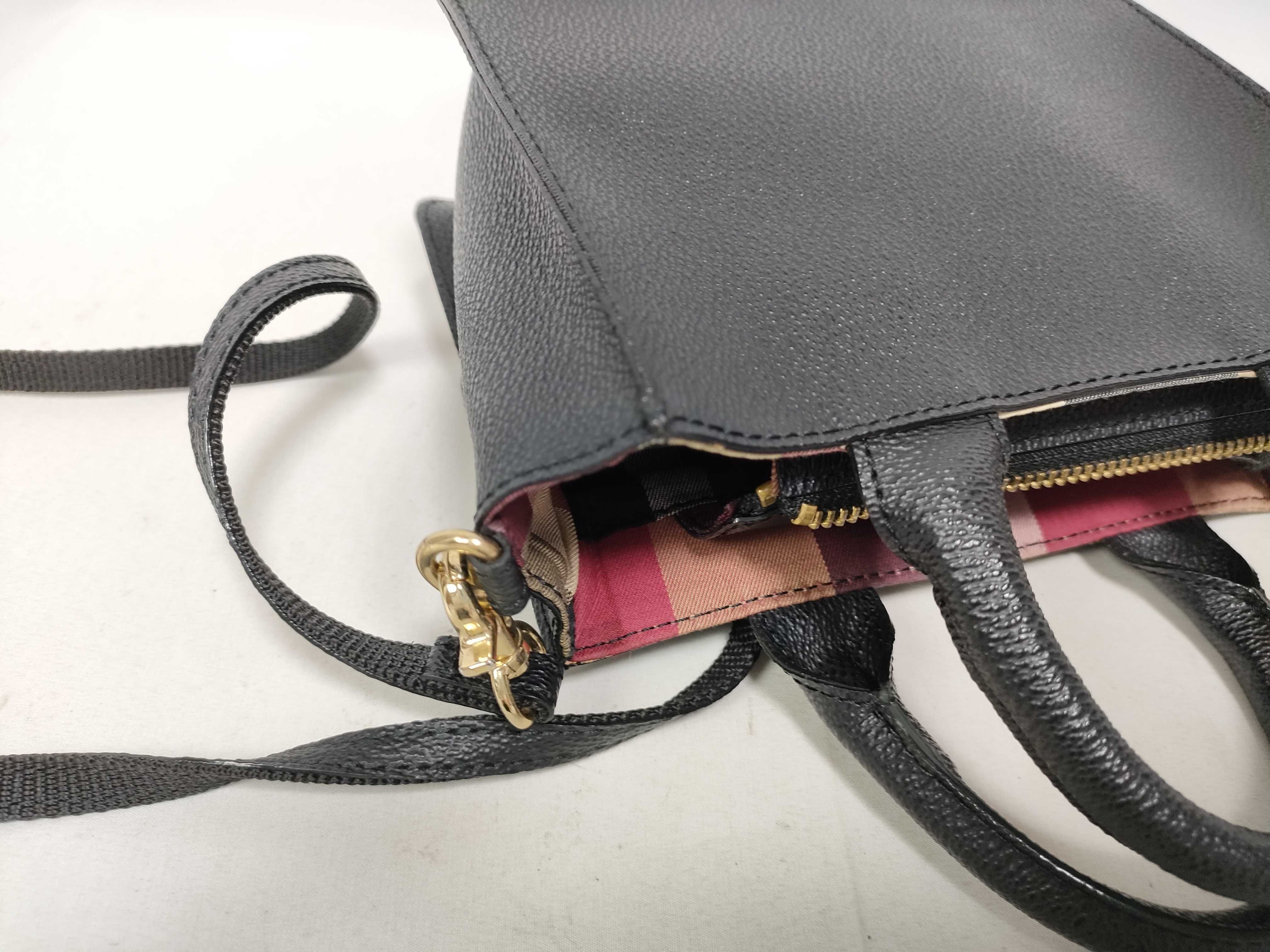 Blue Label Nova Check Ribbon 2-Way Handbag with Strap — view 9