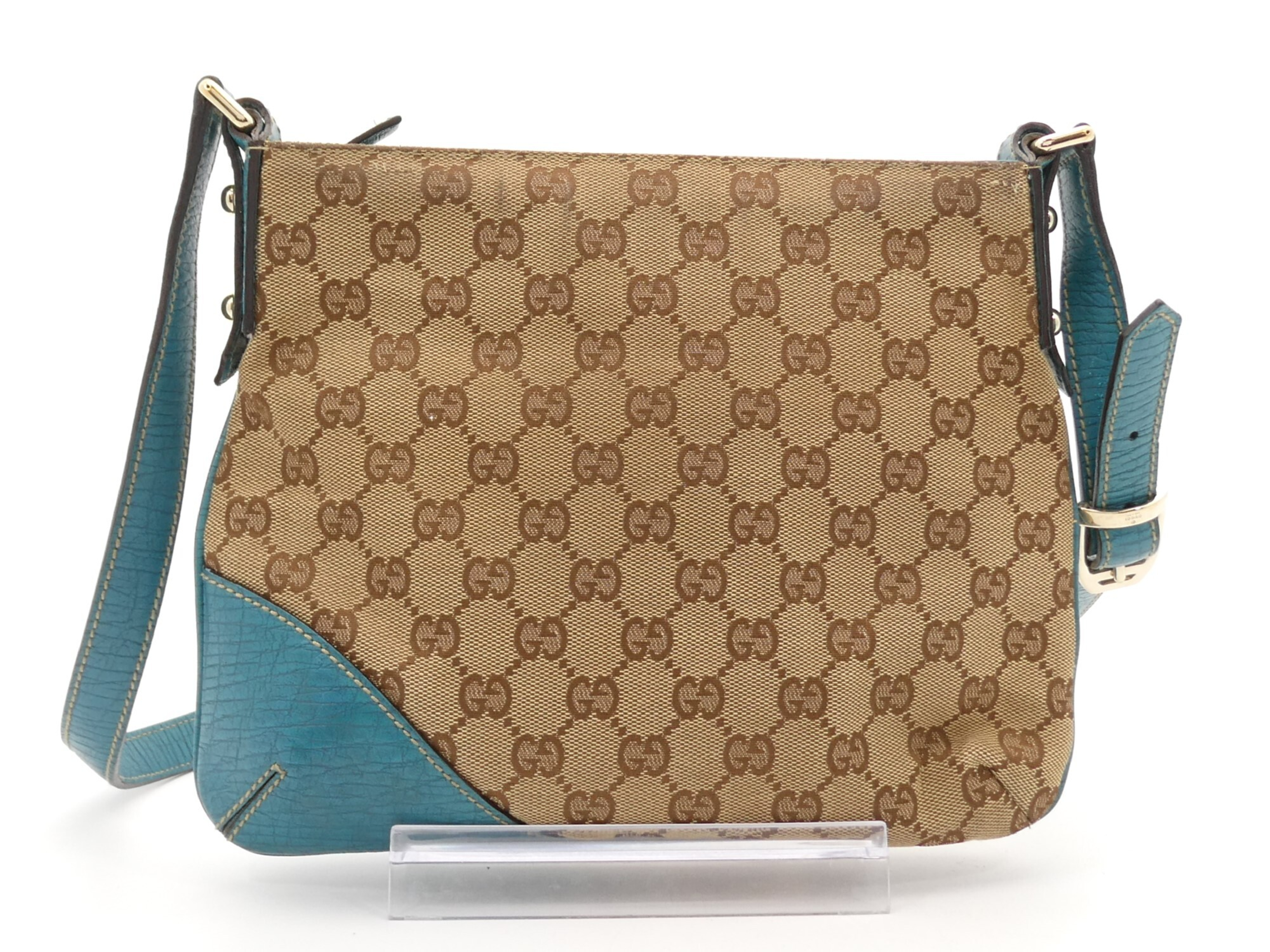 GG Canvas Horsebit Hardware Shoulder Bag — view 2