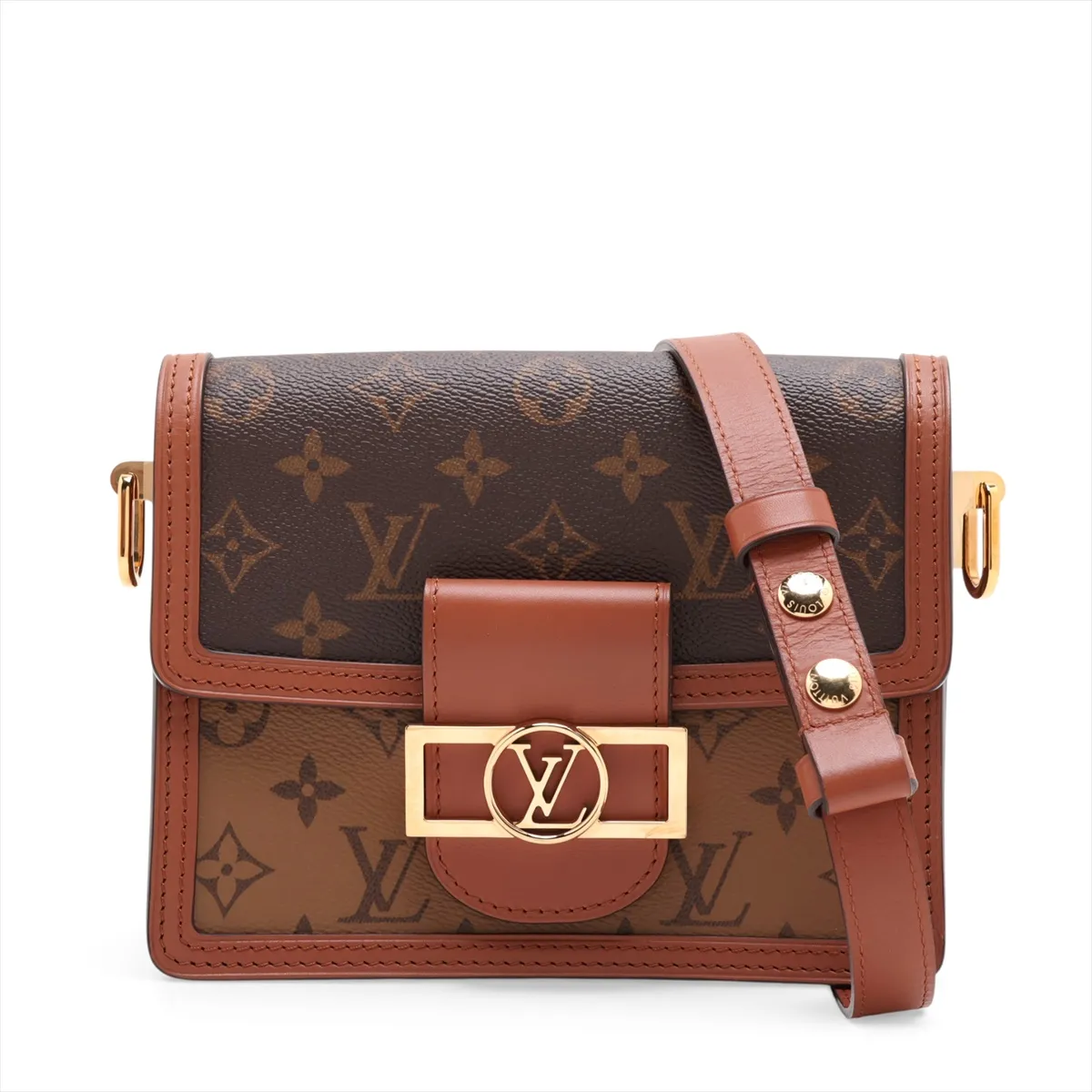 Monogram Reverse Dauphine MINI M45959 FZ4250 Brown (RFID detected)
