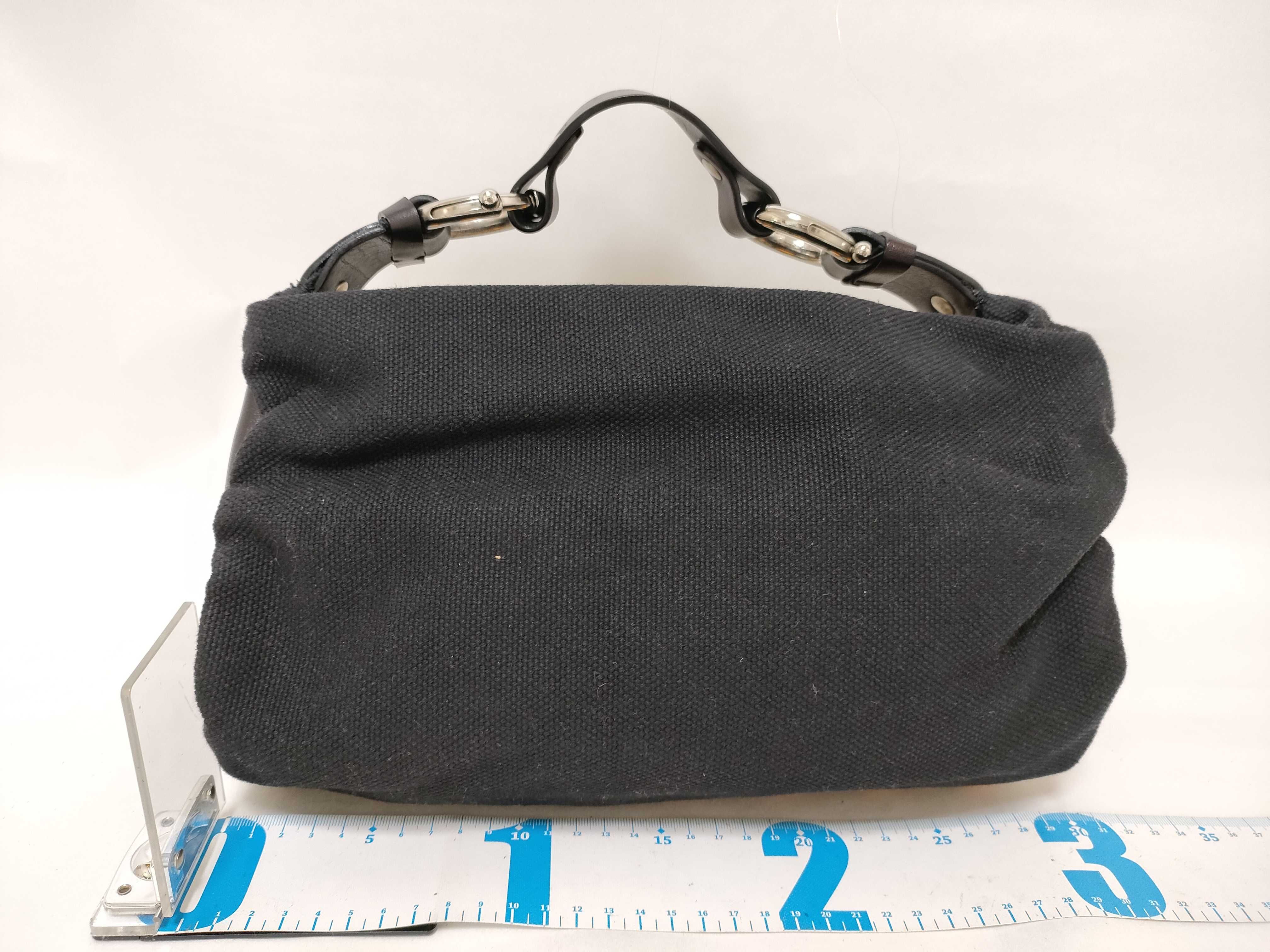 DU- Canvas Top Handle Bag Vintage Shoulder Bag — view 2