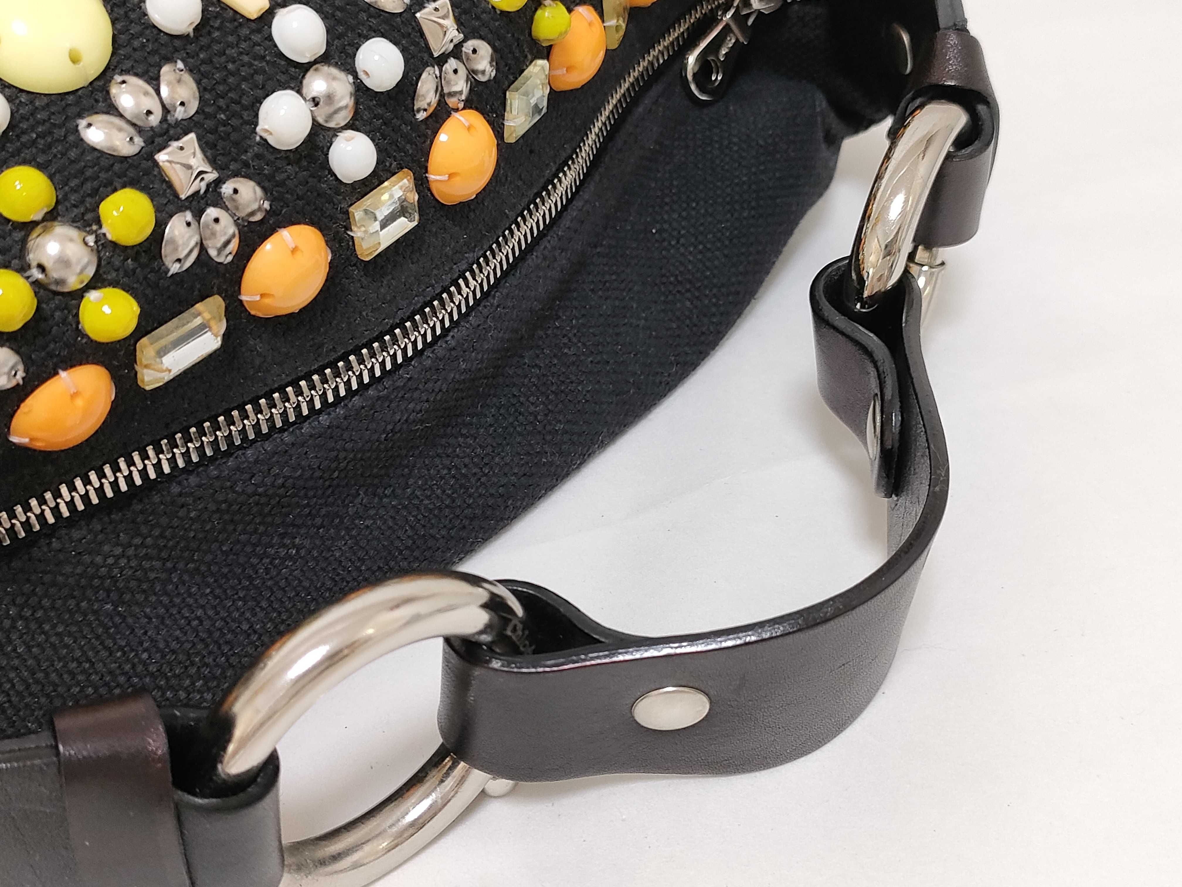 DU- Canvas Top Handle Bag Vintage Shoulder Bag — view 3