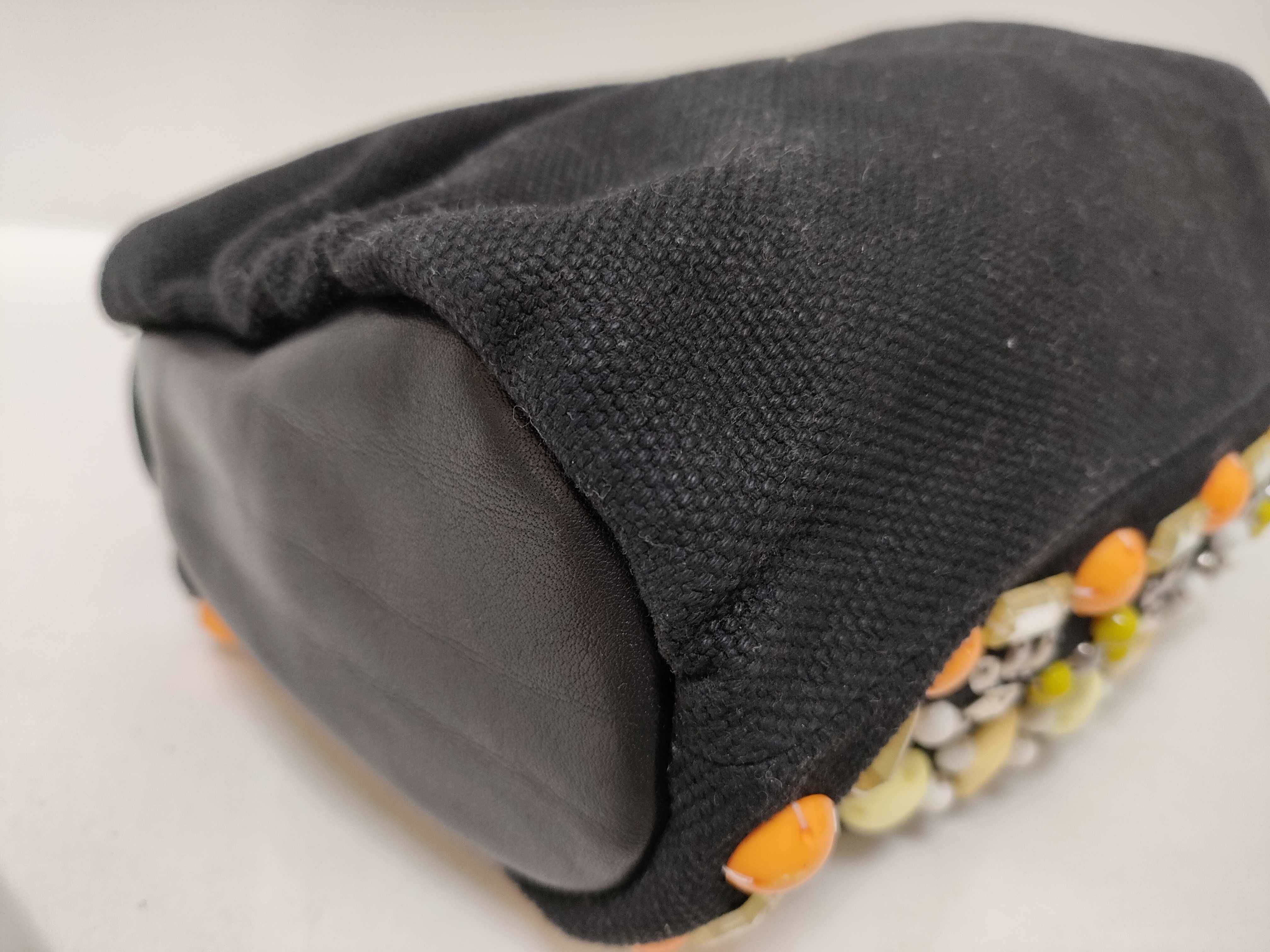 DU- Canvas Top Handle Bag Vintage Shoulder Bag — view 6