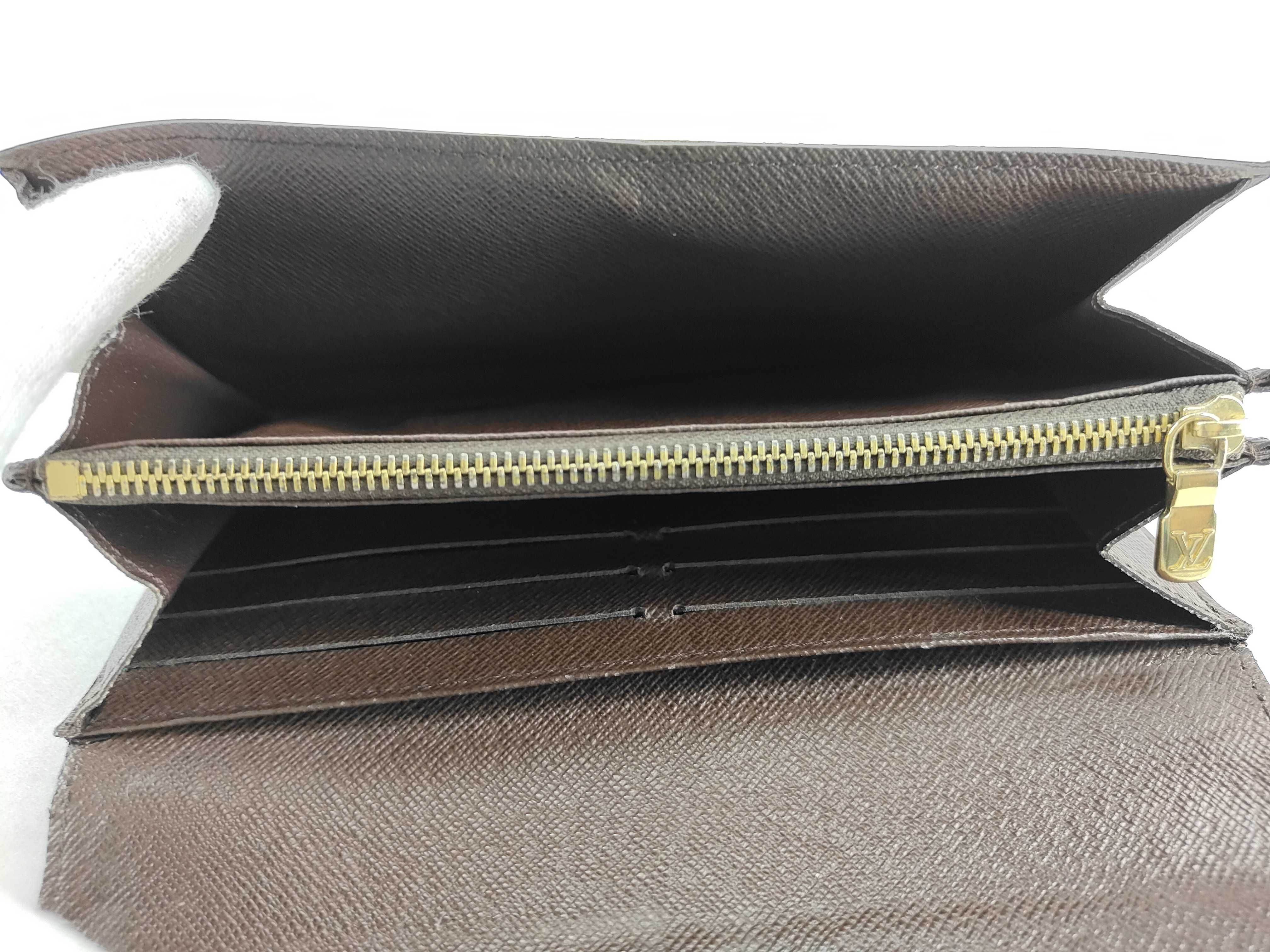 Damier Ebene Sarah Wallet Long Wallet — view 11