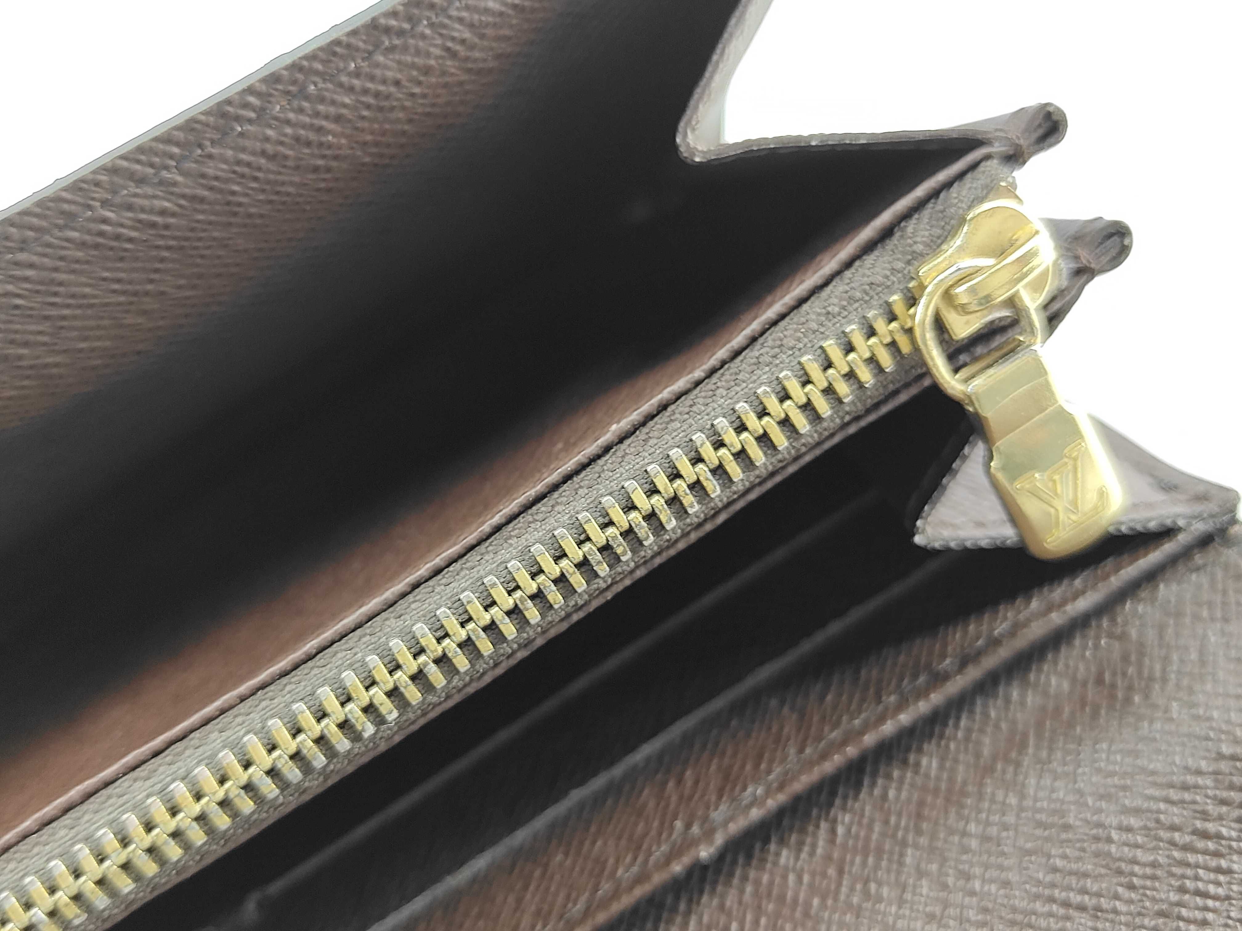 Damier Ebene Sarah Wallet Long Wallet — view 12