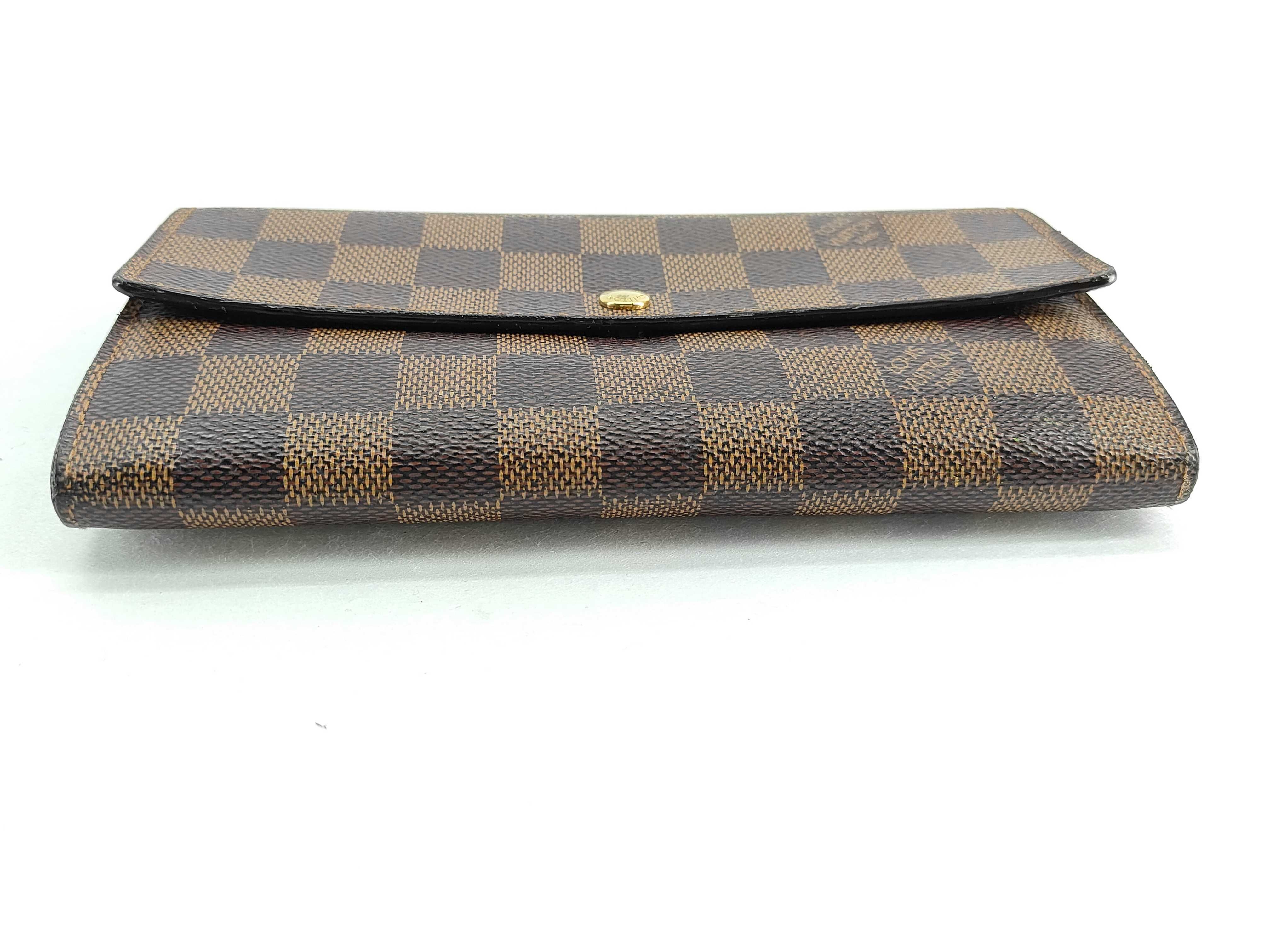 Damier Ebene Sarah Wallet Long Wallet — view 4