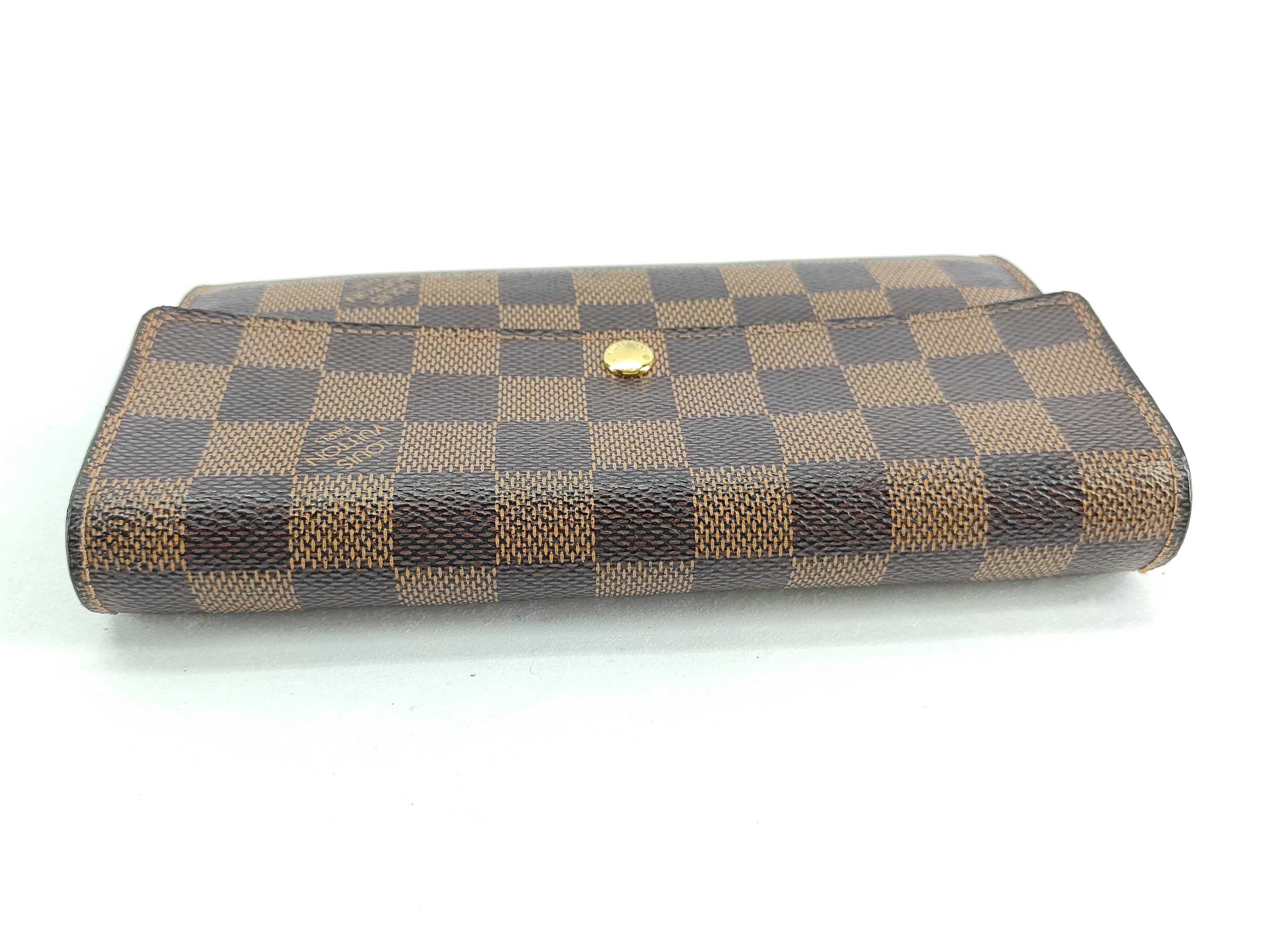 Damier Ebene Sarah Wallet Long Wallet — view 6