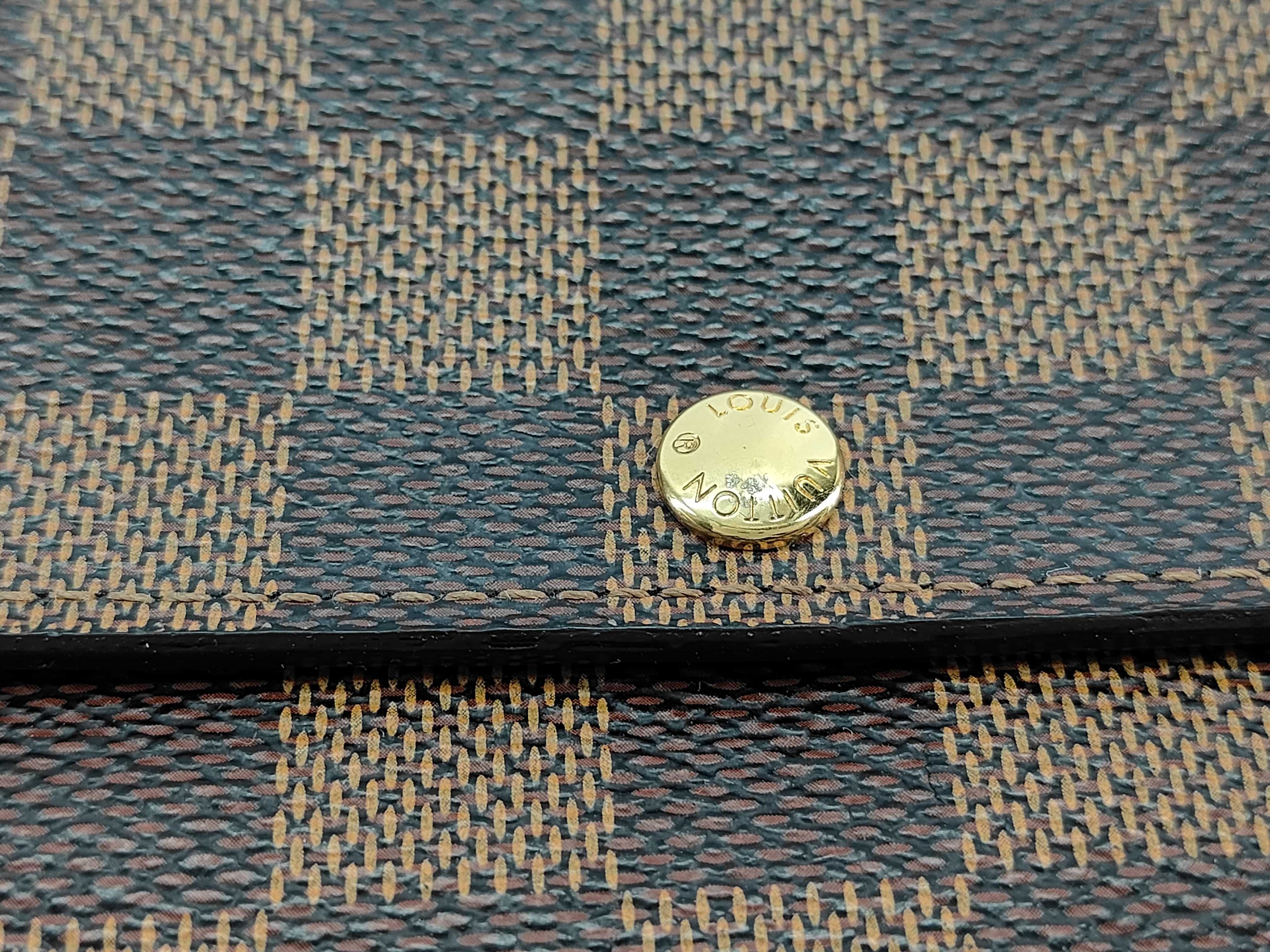 Damier Ebene Sarah Wallet Long Wallet — view 8