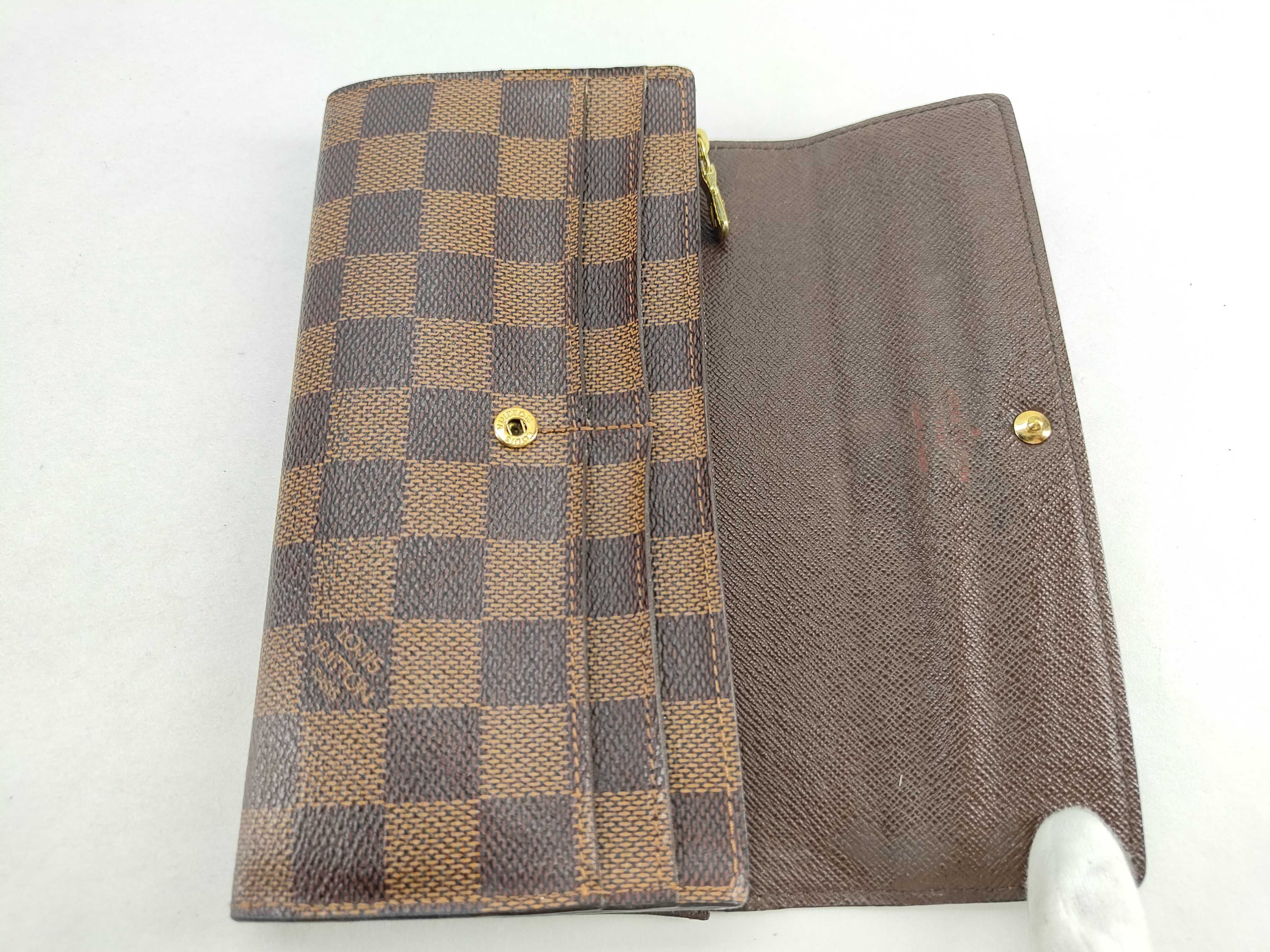 Damier Ebene Sarah Wallet Long Wallet — view 9