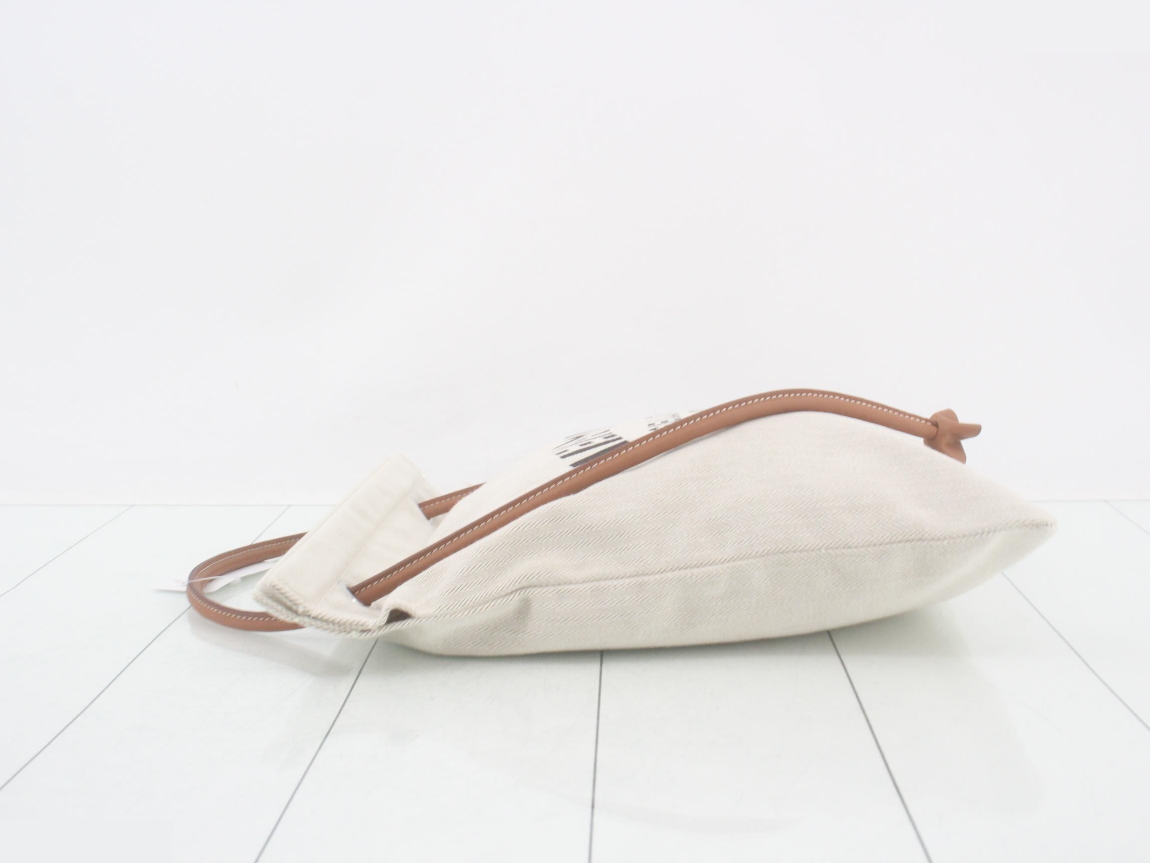 Aline MM K stamp Canvas x Leather Beige — view 4