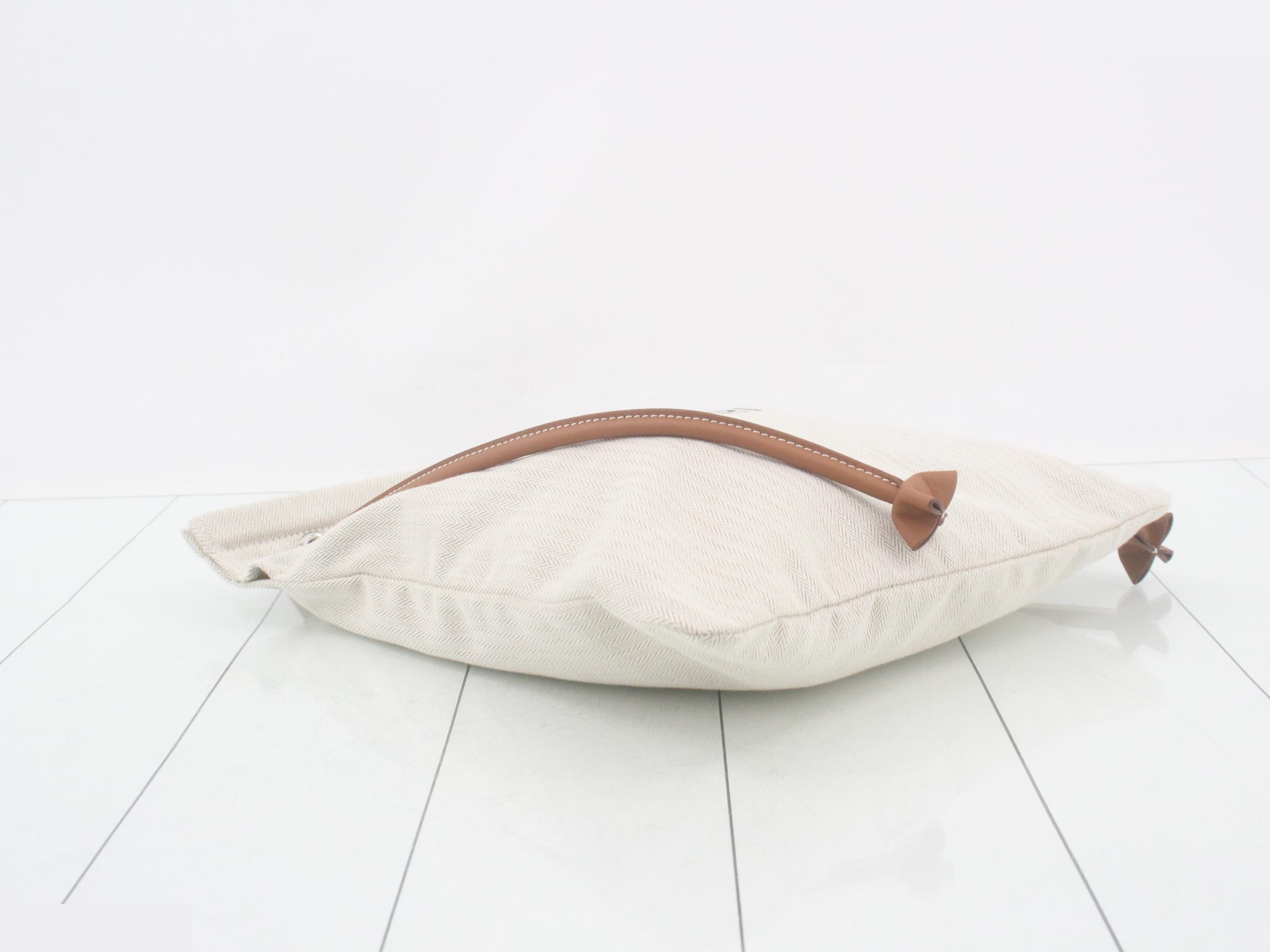 Aline MM K stamp Canvas x Leather Beige — view 5