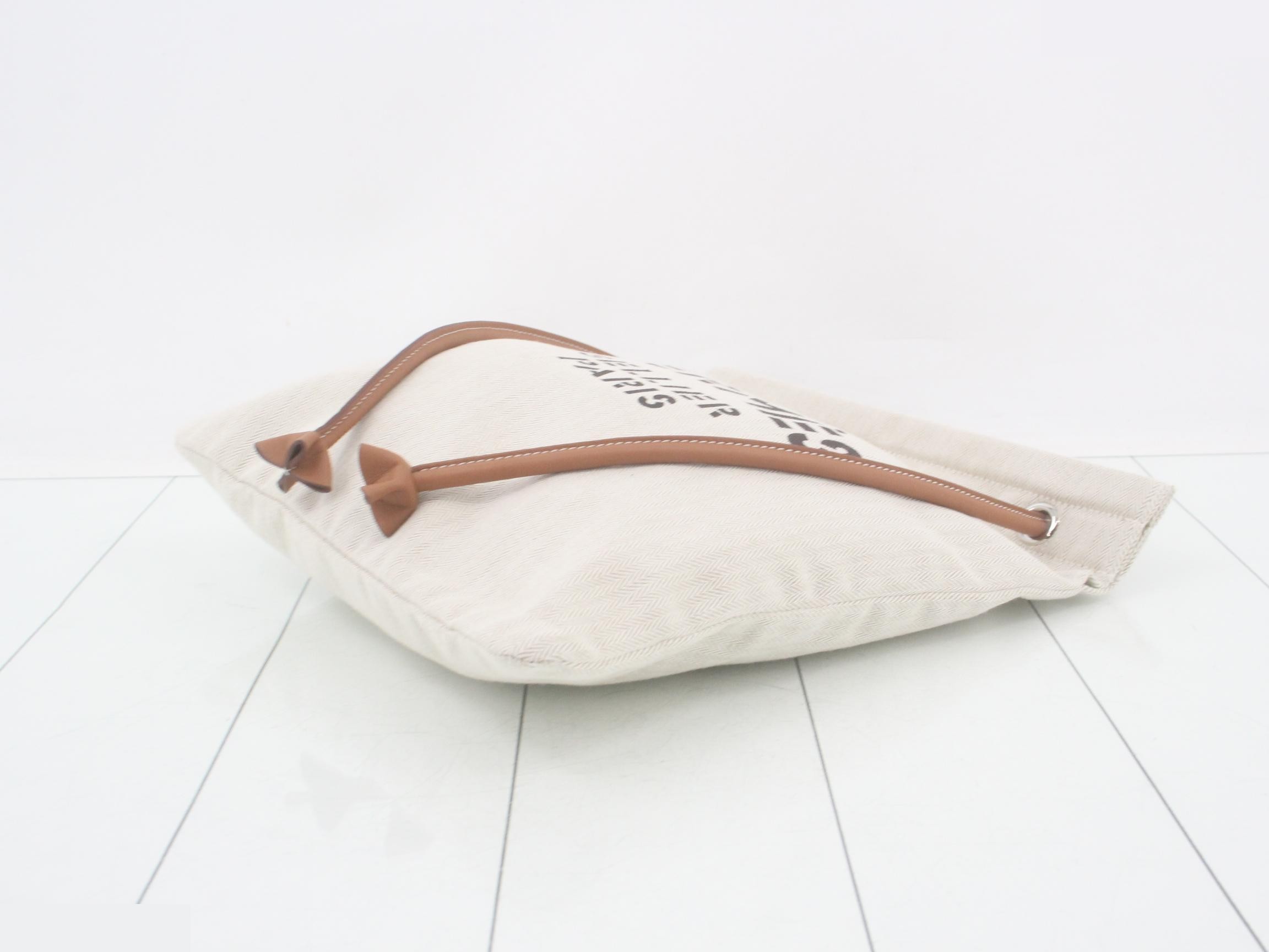 Aline MM K stamp Canvas x Leather Beige — view 6