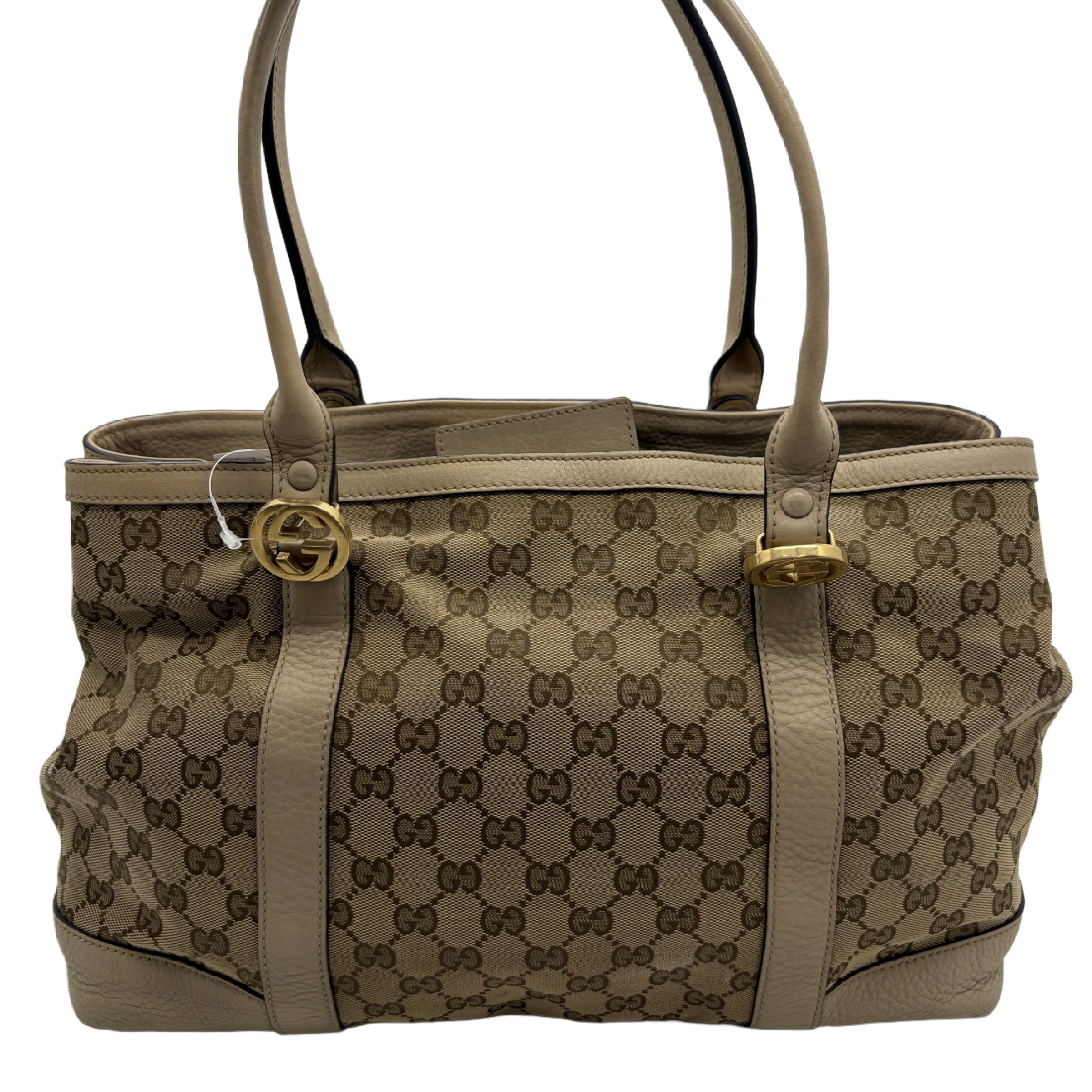 GG Canvas Interlocking G Tote Bag — view 2