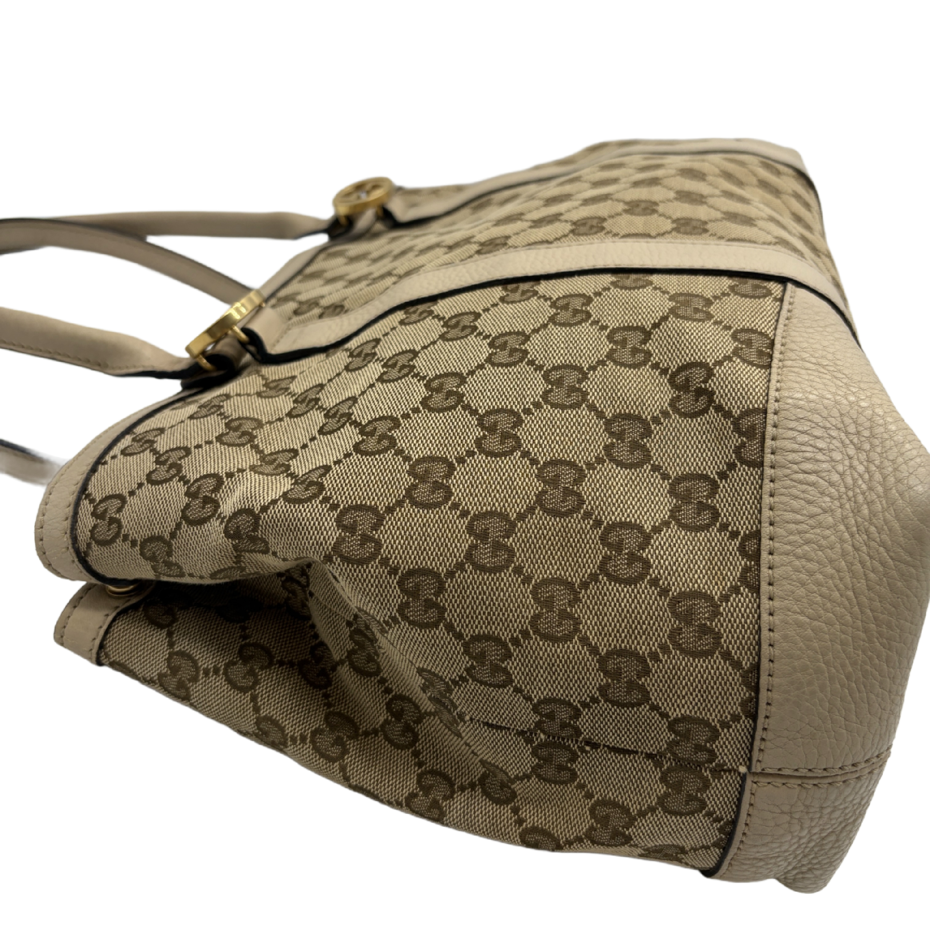 GG Canvas Interlocking G Tote Bag — view 3