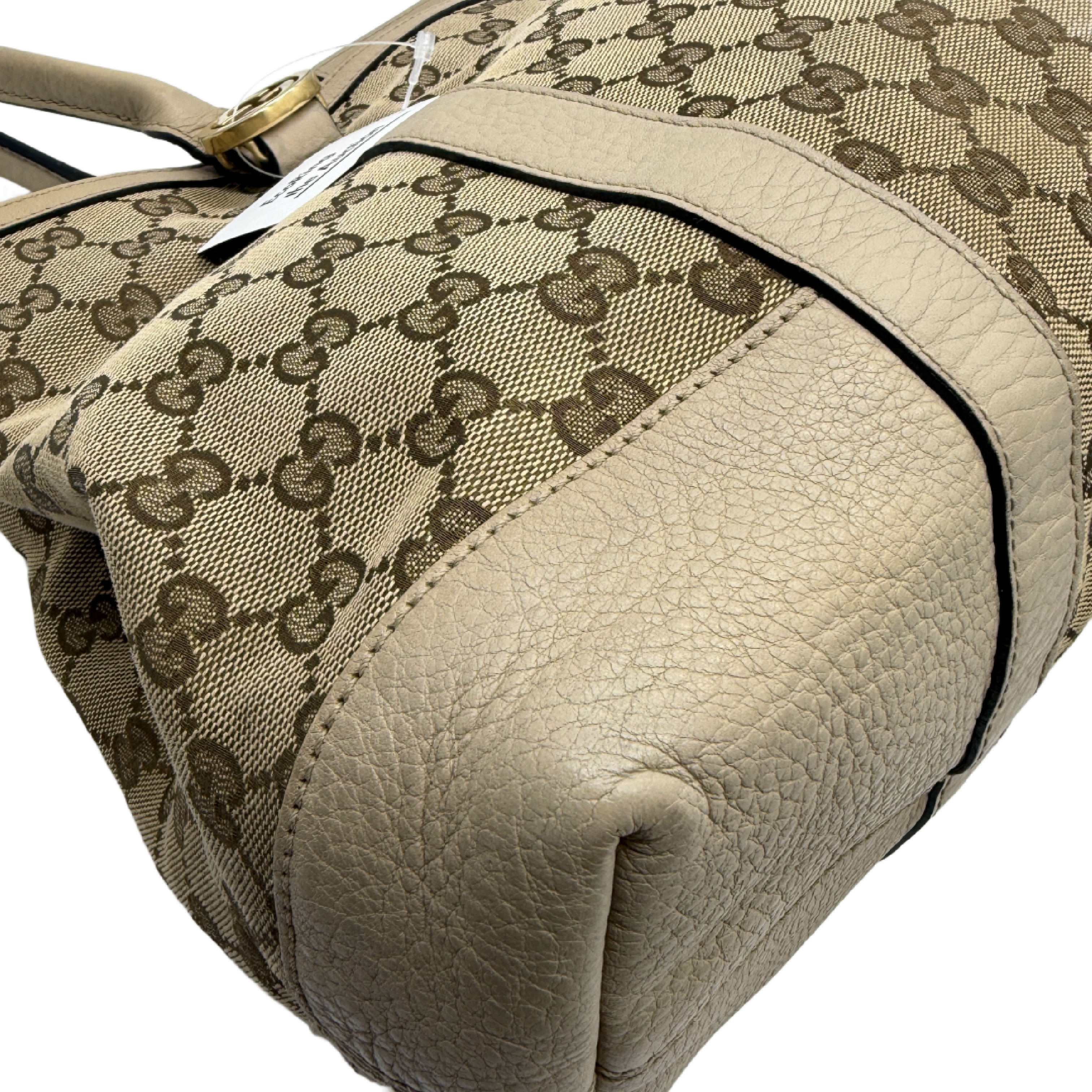 GG Canvas Interlocking G Tote Bag — view 5