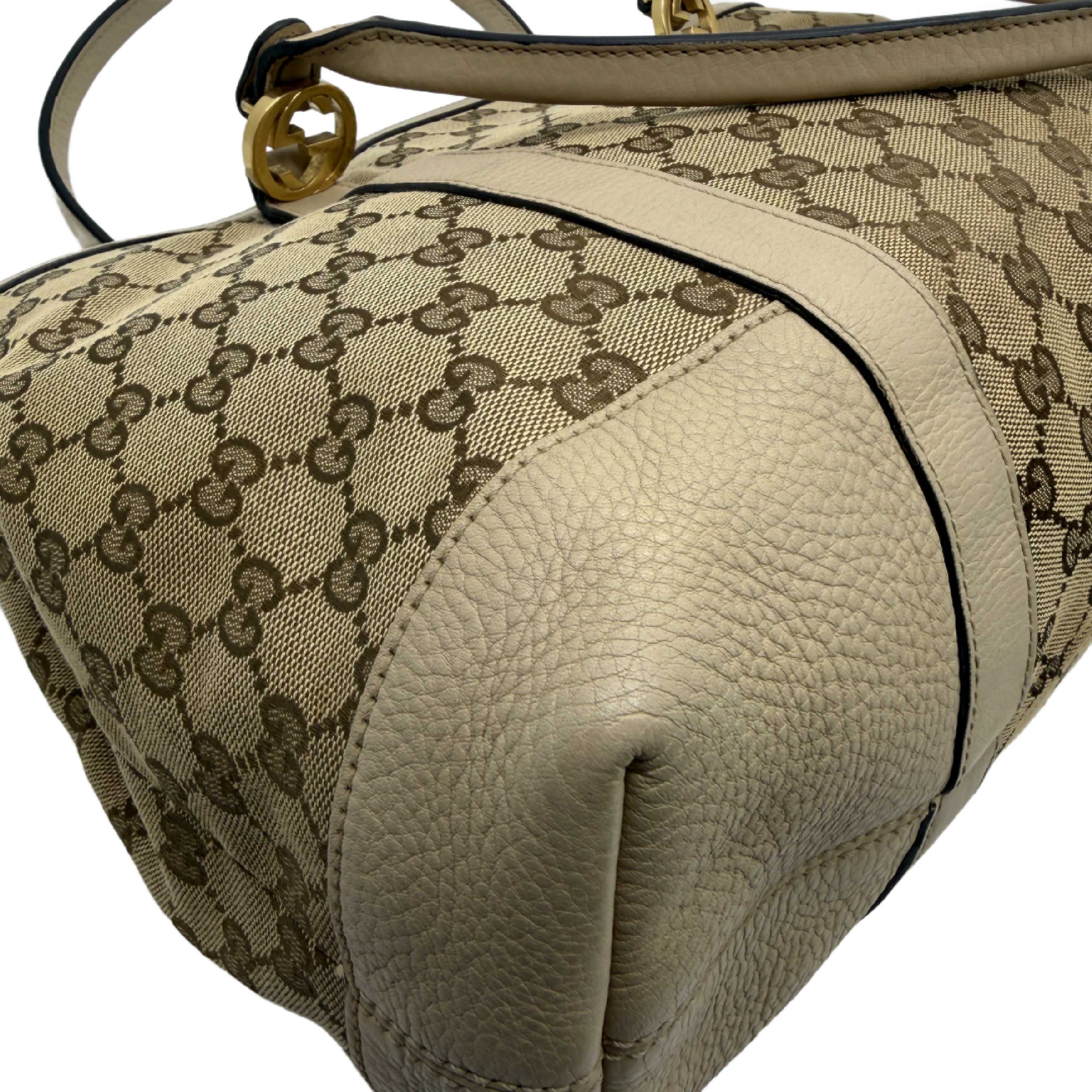 GG Canvas Interlocking G Tote Bag — view 8