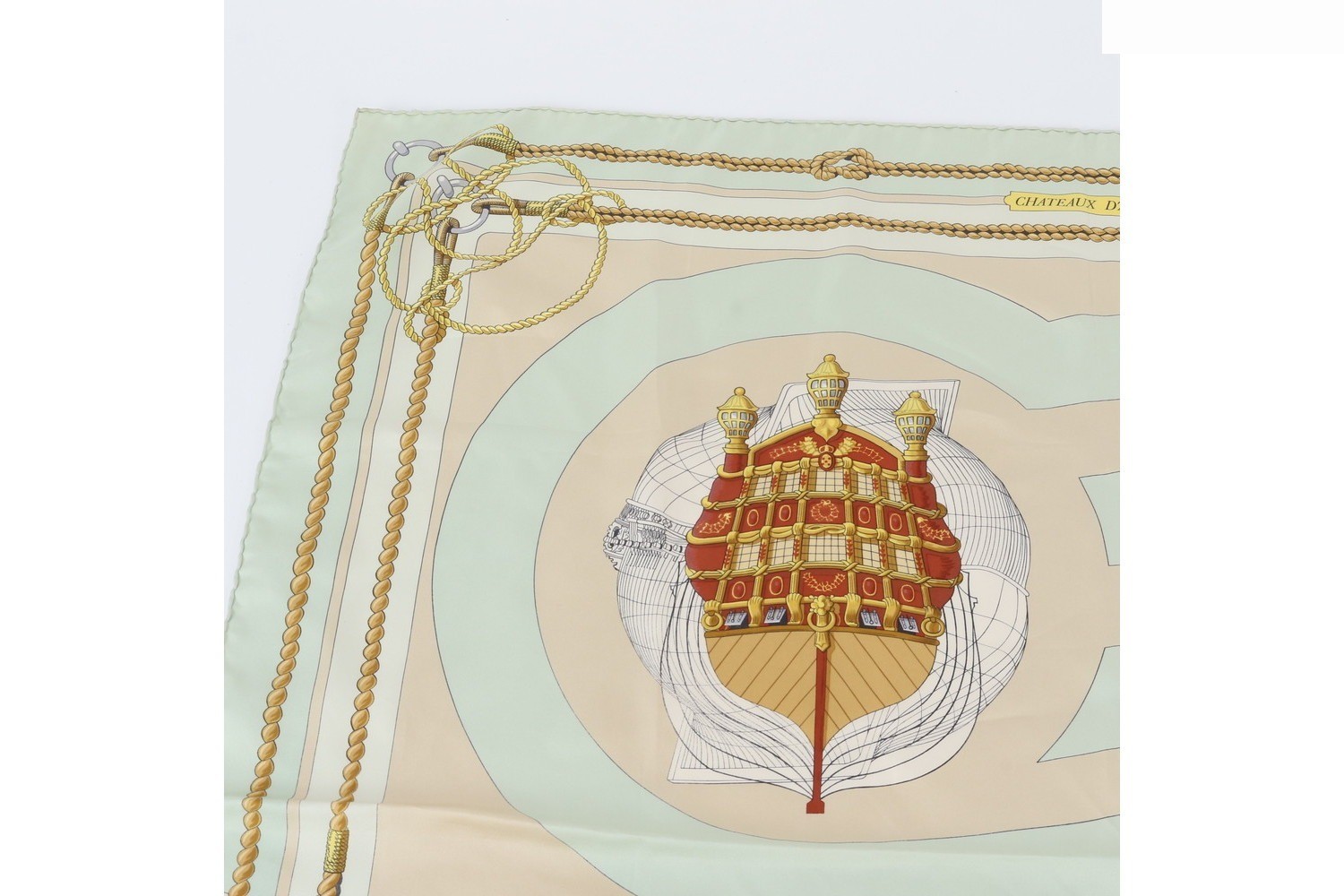 Carre 90 CHATEAUX D'ARRIERE Stern Ornament Castle at the Stern Scarf — view 2