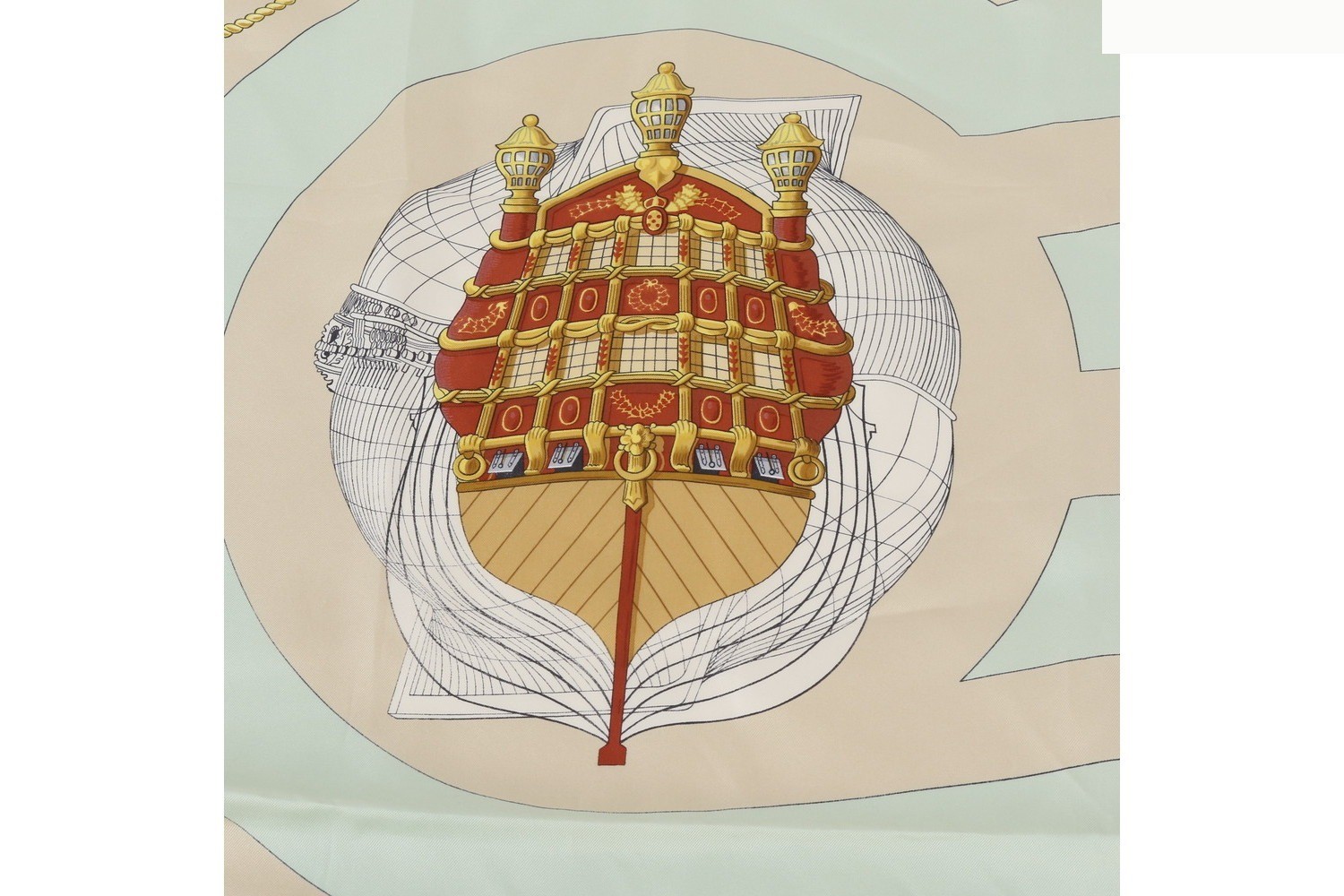 Carre 90 CHATEAUX D'ARRIERE Stern Ornament Castle at the Stern Scarf — view 8