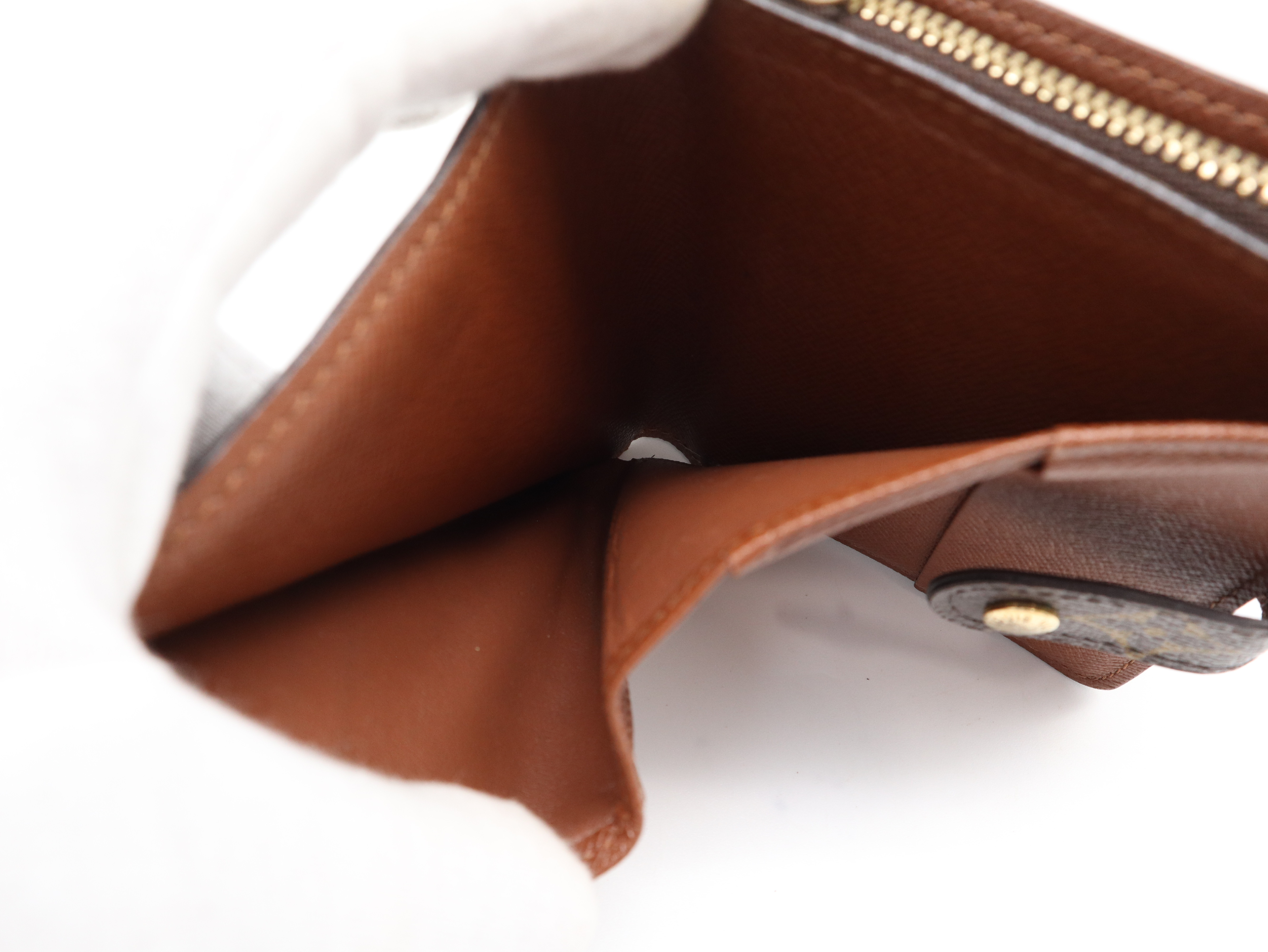 M61667 Monogram LV Monogram Compact Zip Wallet — view 6