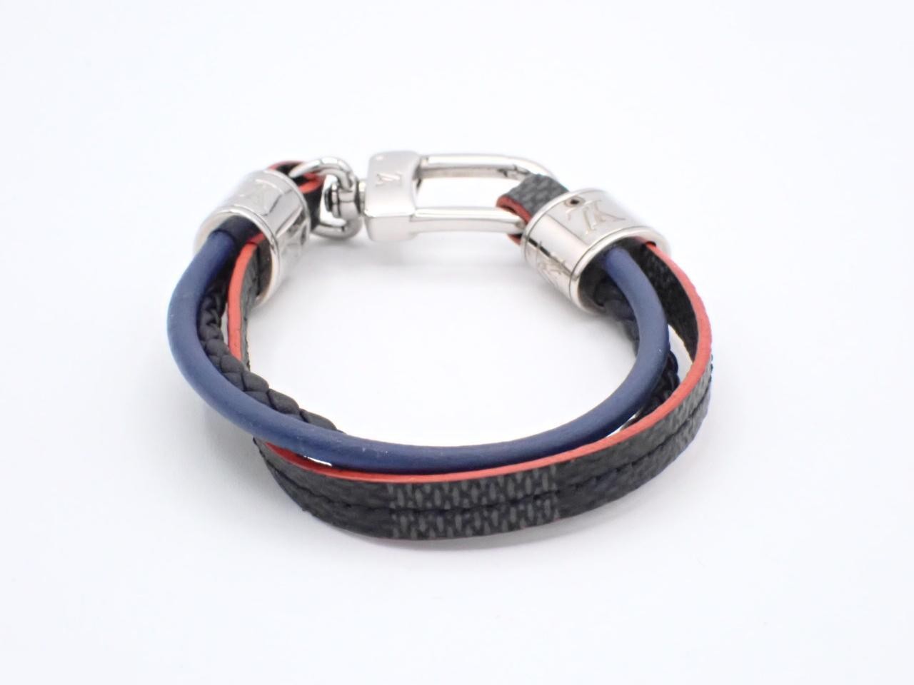 Damier Graphite Bracelet LV Treble, wrist size approximately 16cm — view 2