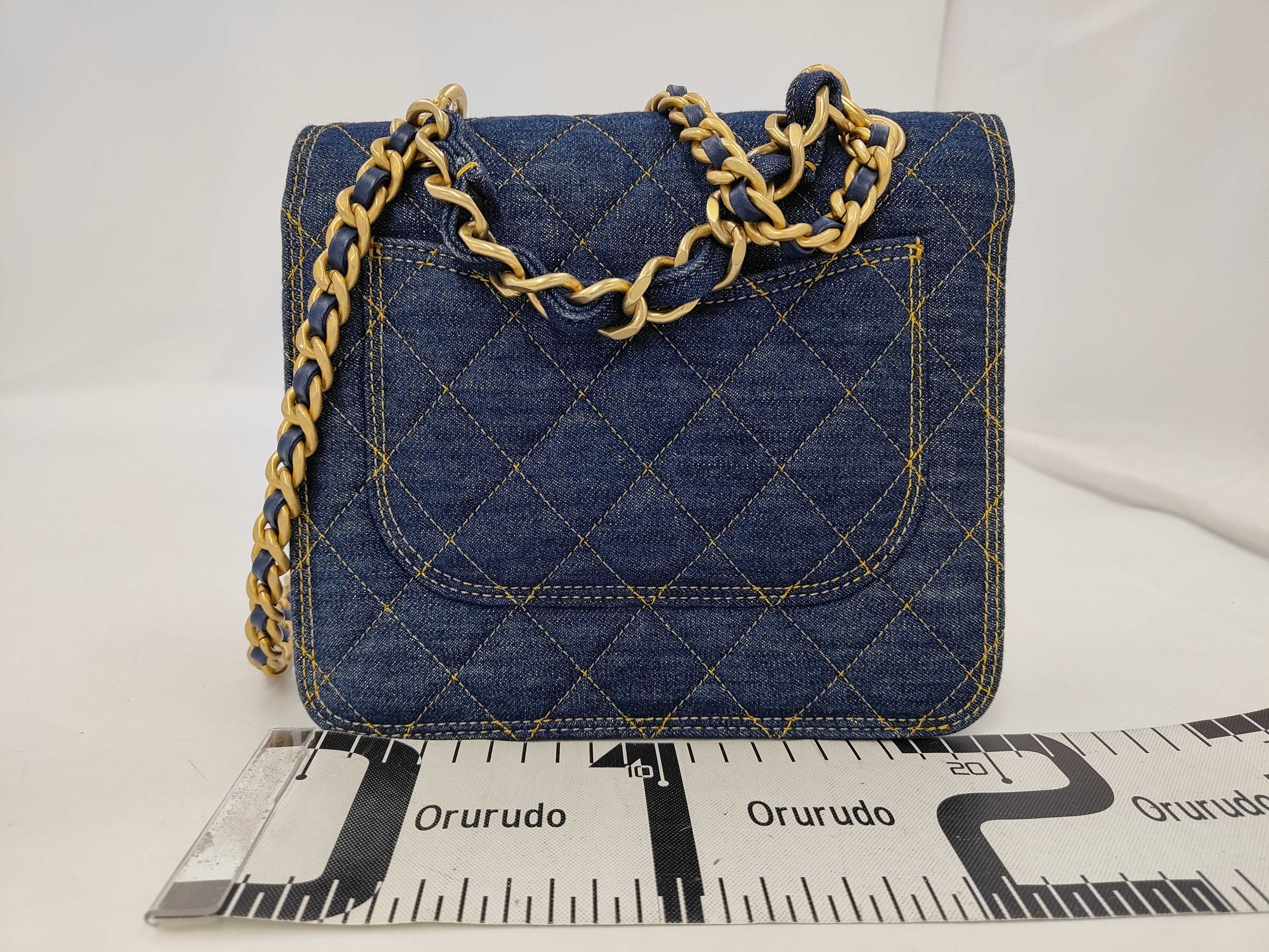 2-Way Chain Shoulder Bag, Denim GP Shoulder Bag — view 2