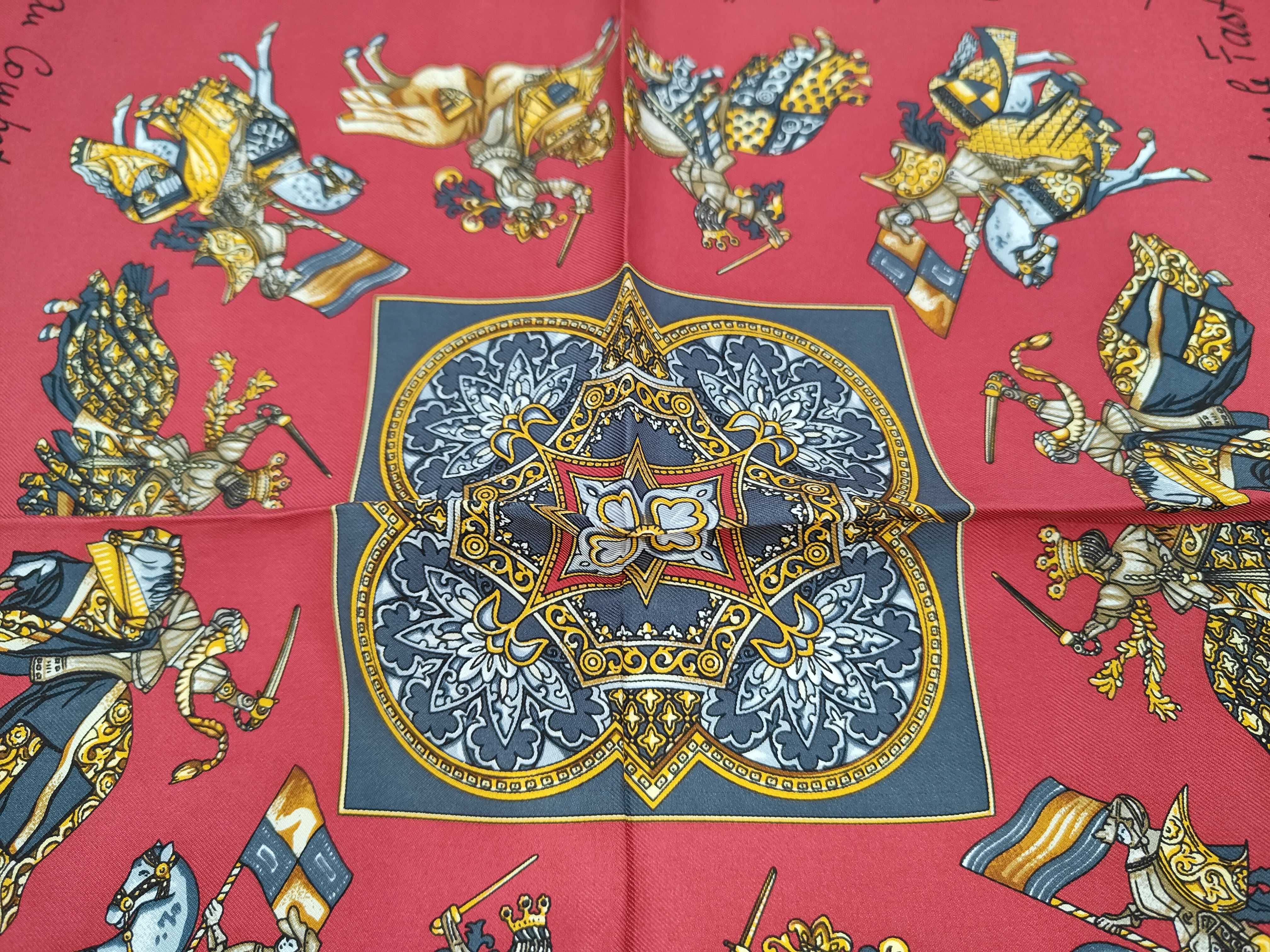 scarf with box, Monsieur Dior vintage, all-over pattern, red, other accessories. — view 4