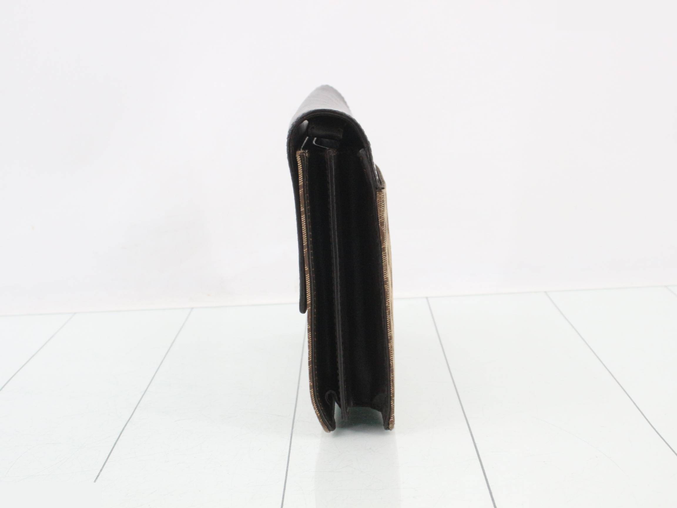 Leather clutch bag — view 3