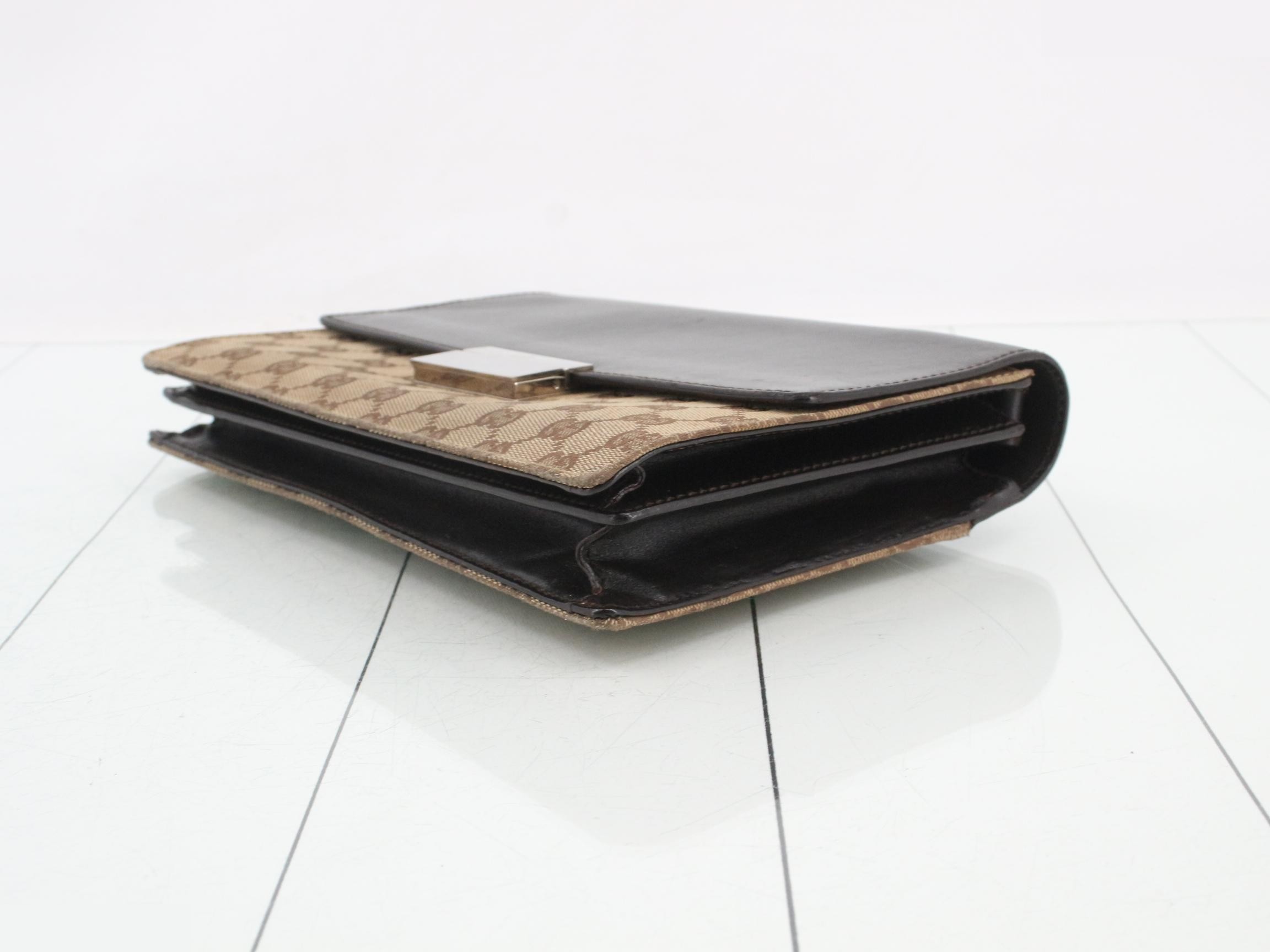 Leather clutch bag — view 6