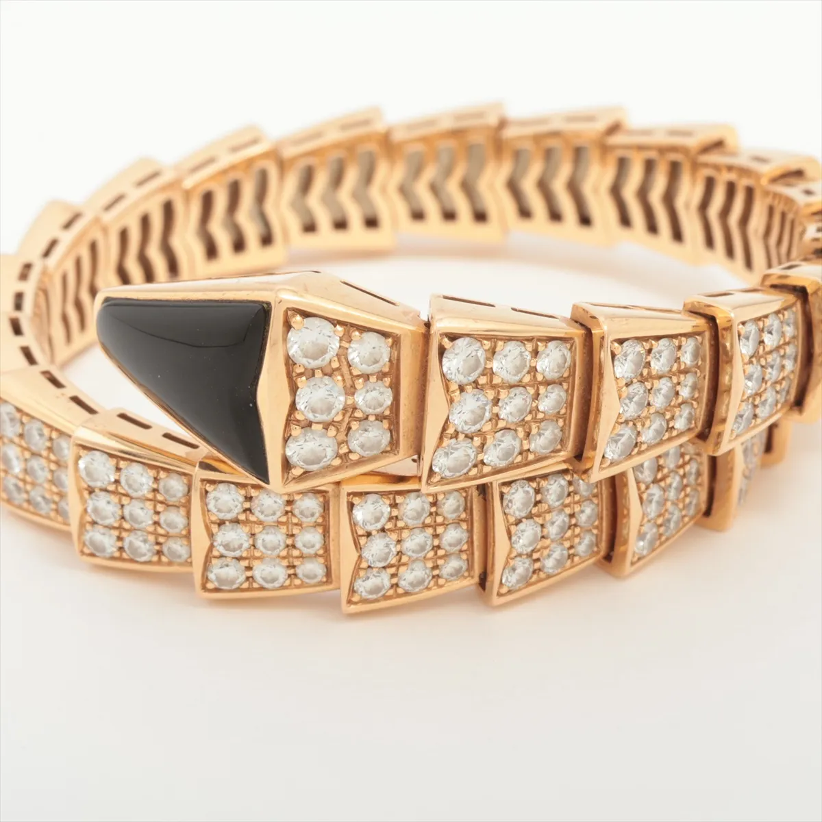 Serpenti Onyx Diamond Bracelet 750(PG) 55.7g S — view 3