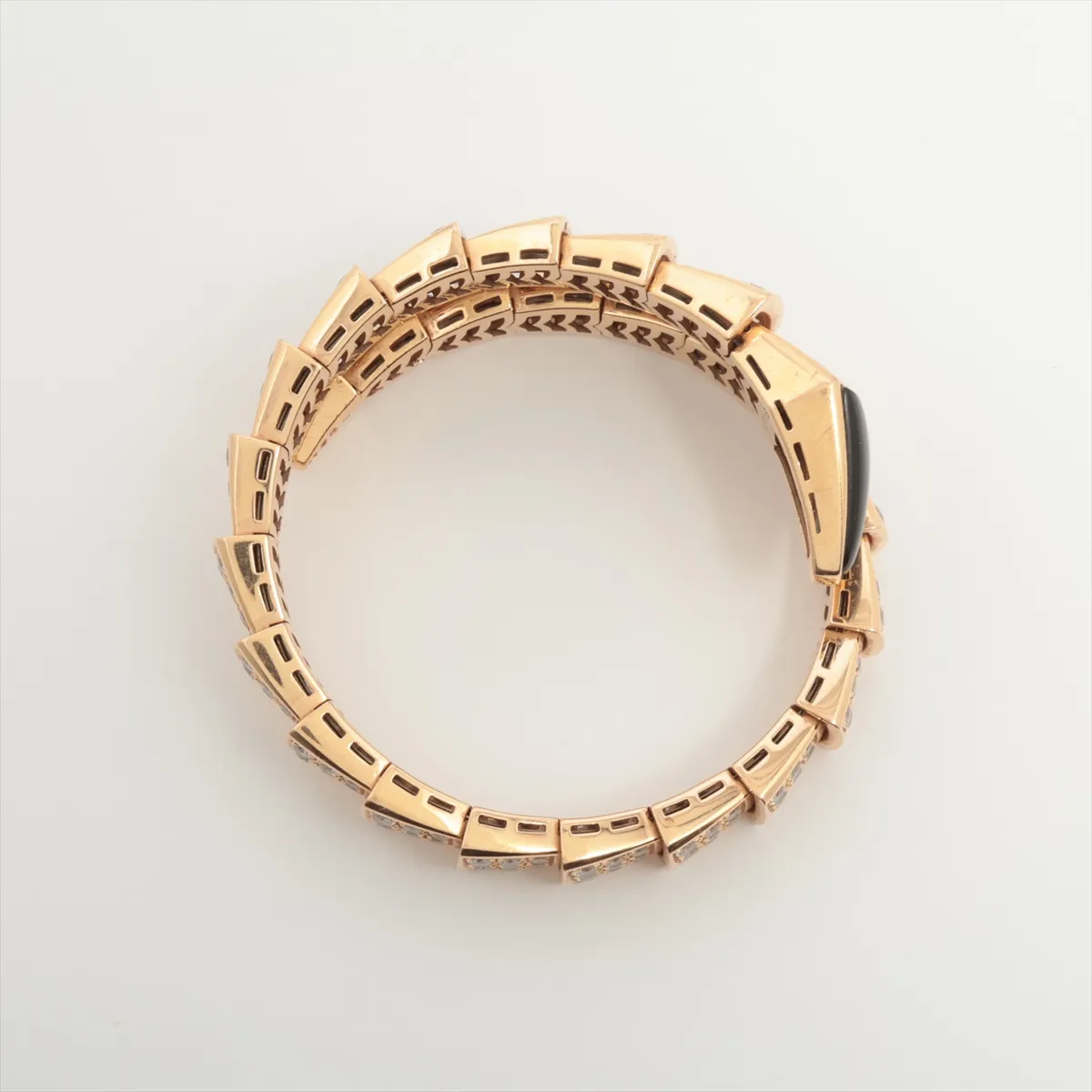 Serpenti Onyx Diamond Bracelet 750(PG) 55.7g S — view 6