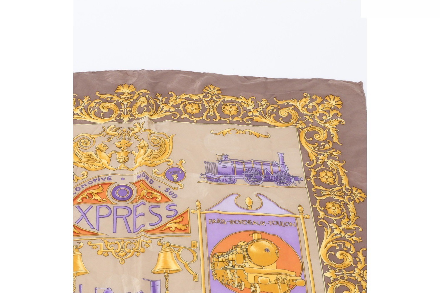 100% Silk Scarf with Tag — view 2