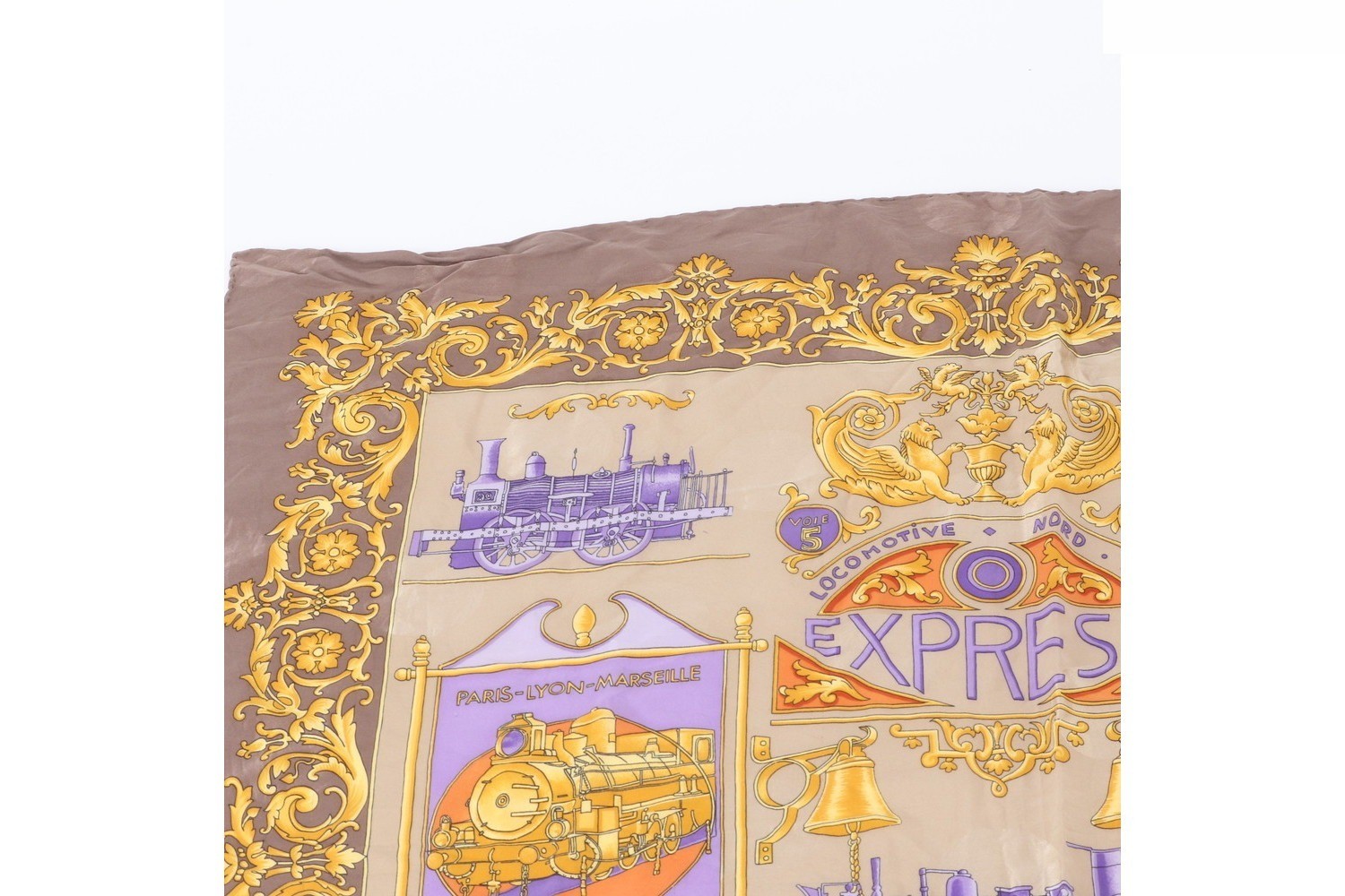 100% Silk Scarf with Tag — view 3