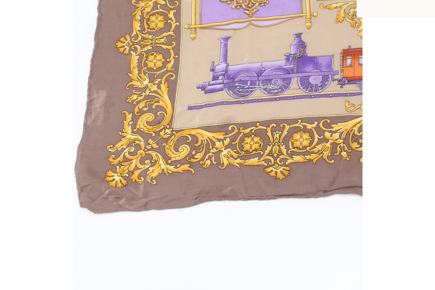 100% Silk Scarf with Tag — view 4