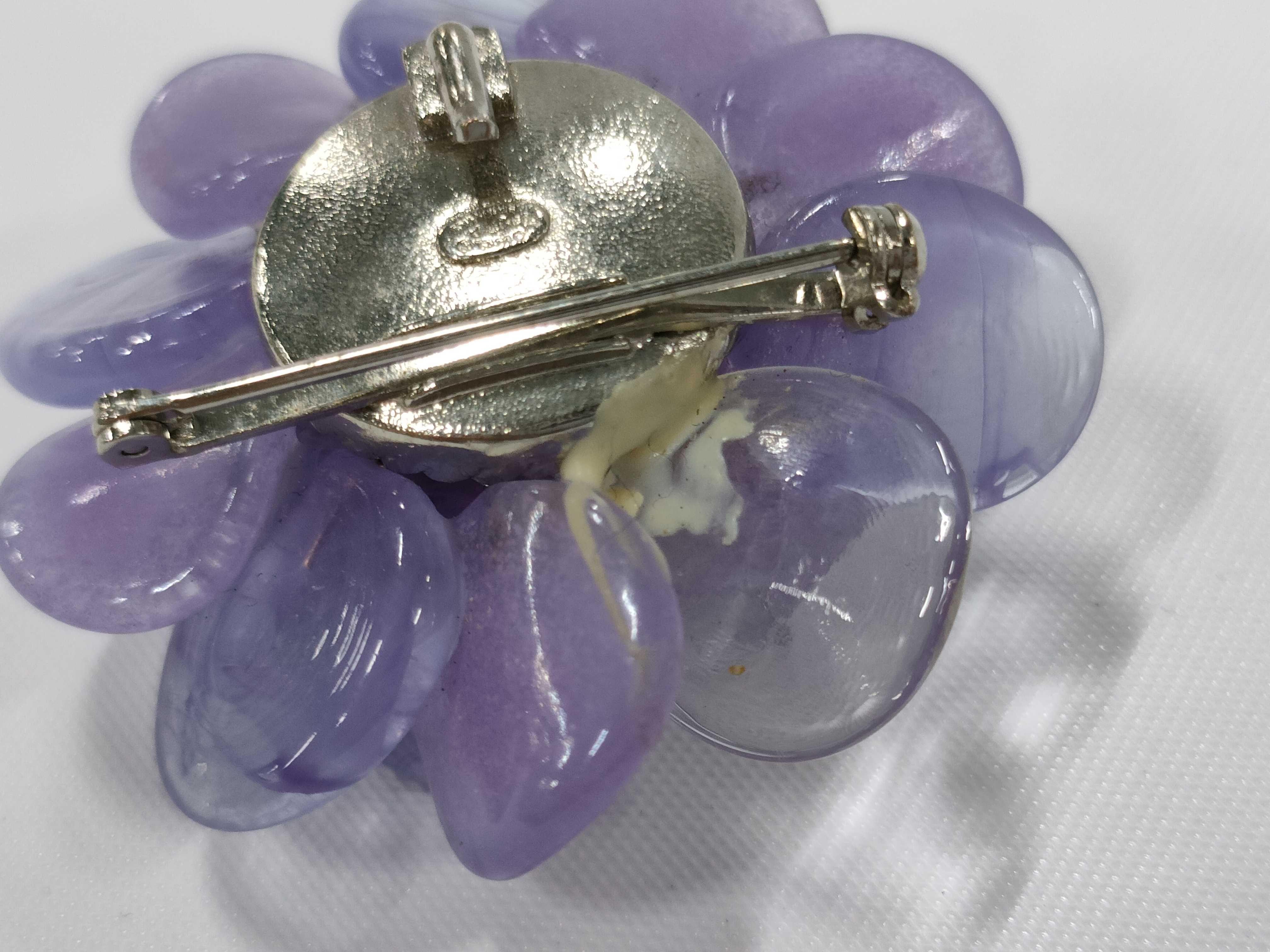 Flower Purple Brooch — view 4