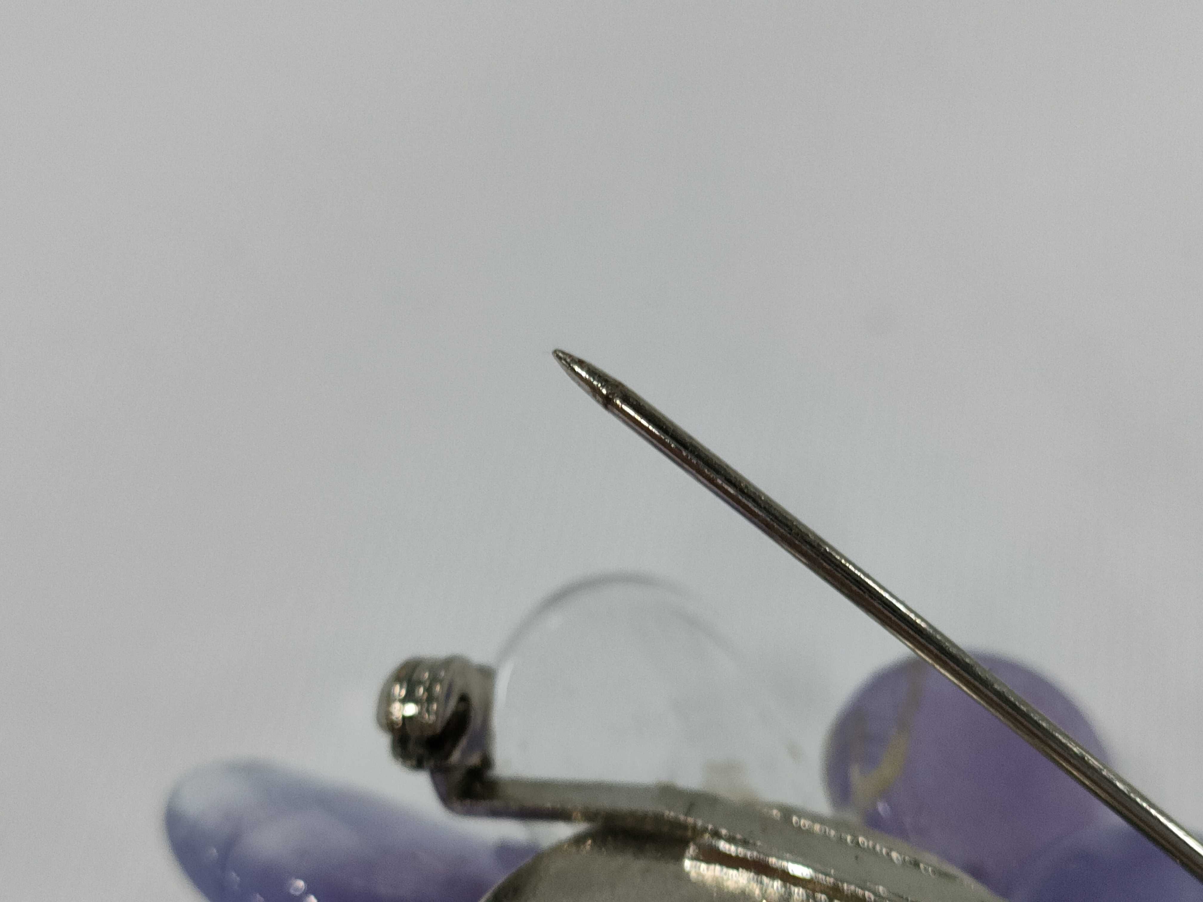 Flower Purple Brooch — view 5