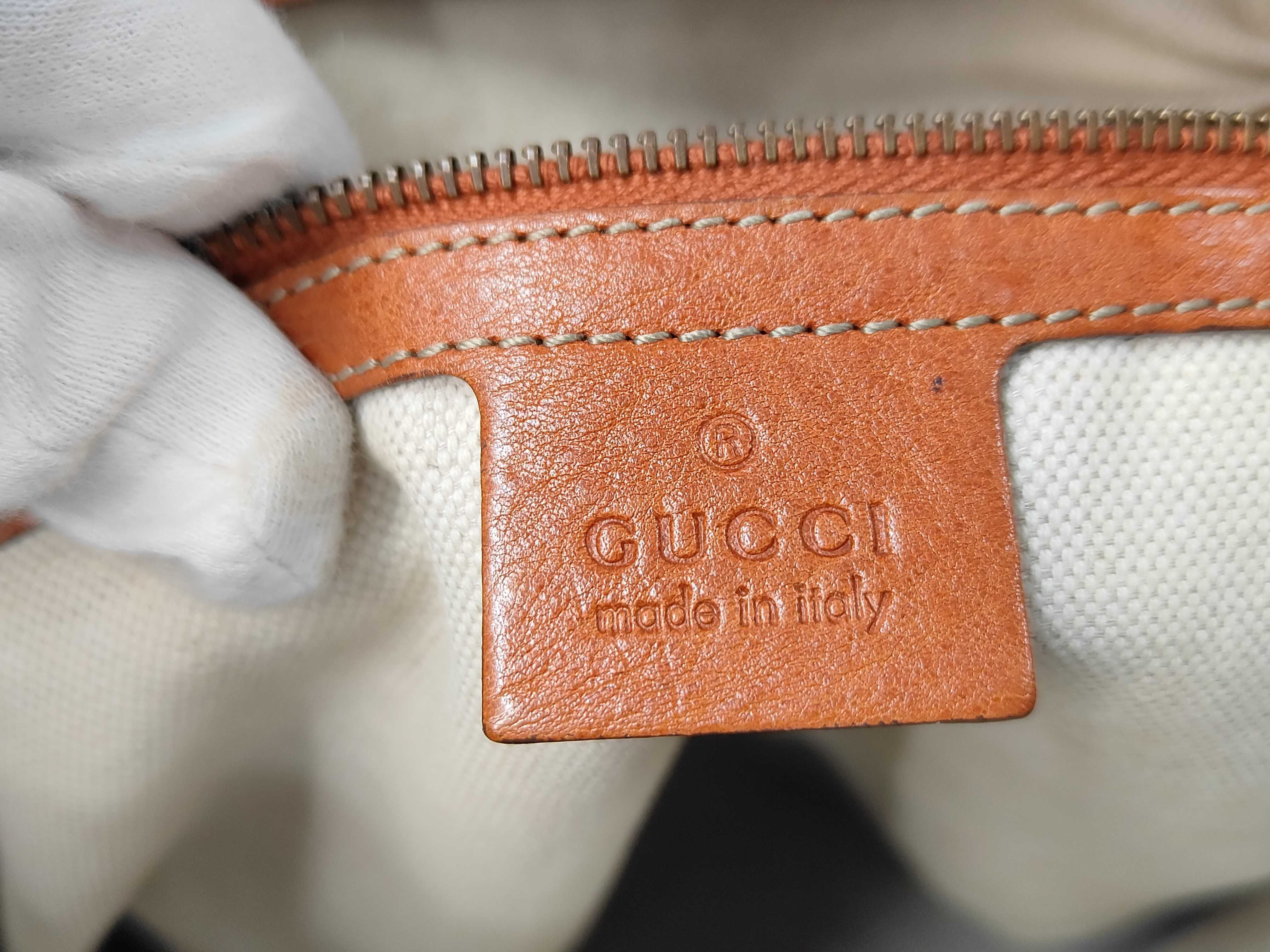 Running GG Monogram Medium Leather Shoulder Bag — view 9