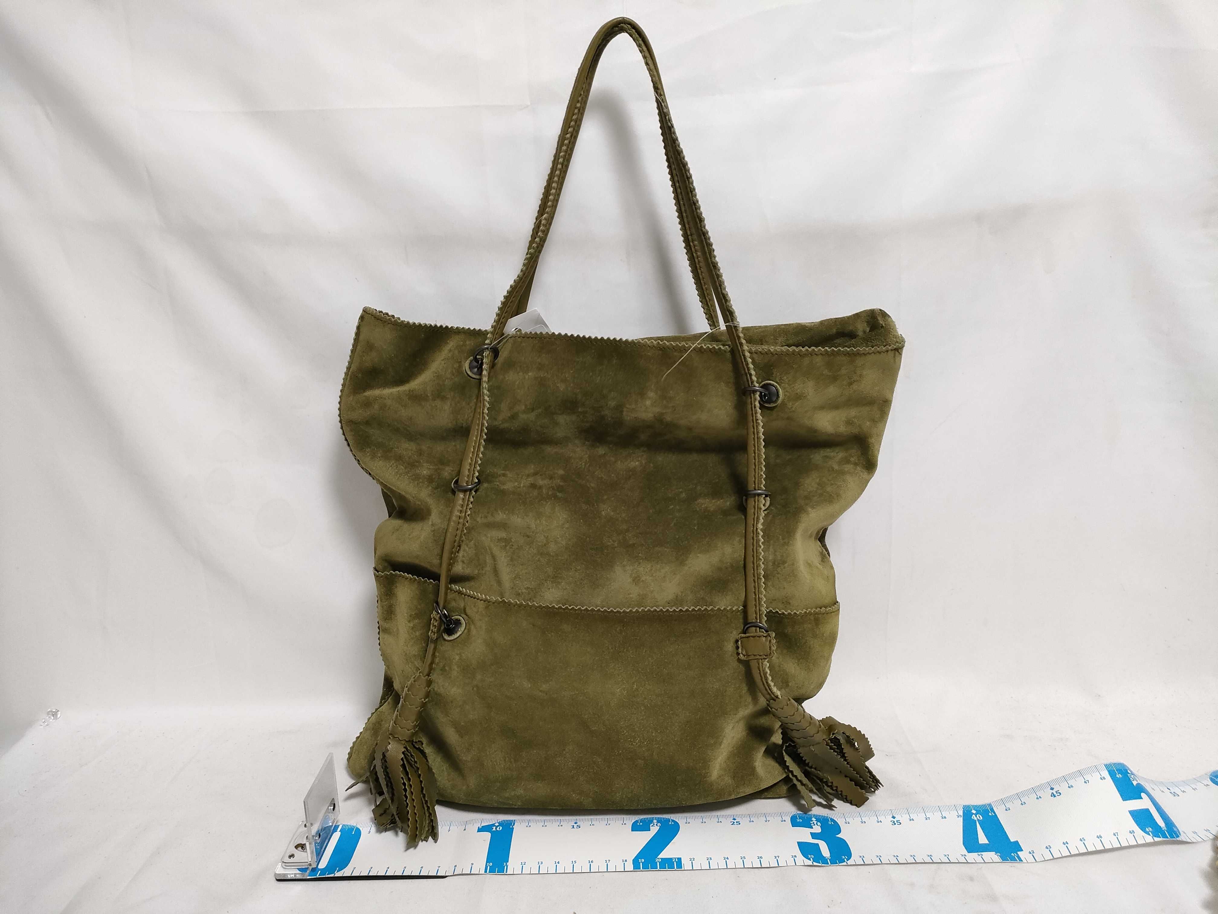 Suede Vintage Handbag — view 2