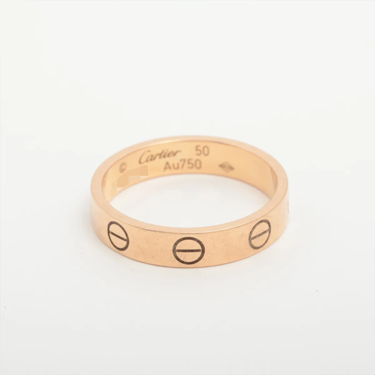 Mini Love Ring, 750 (PG), 3.2g, 50 BOL473, dents.