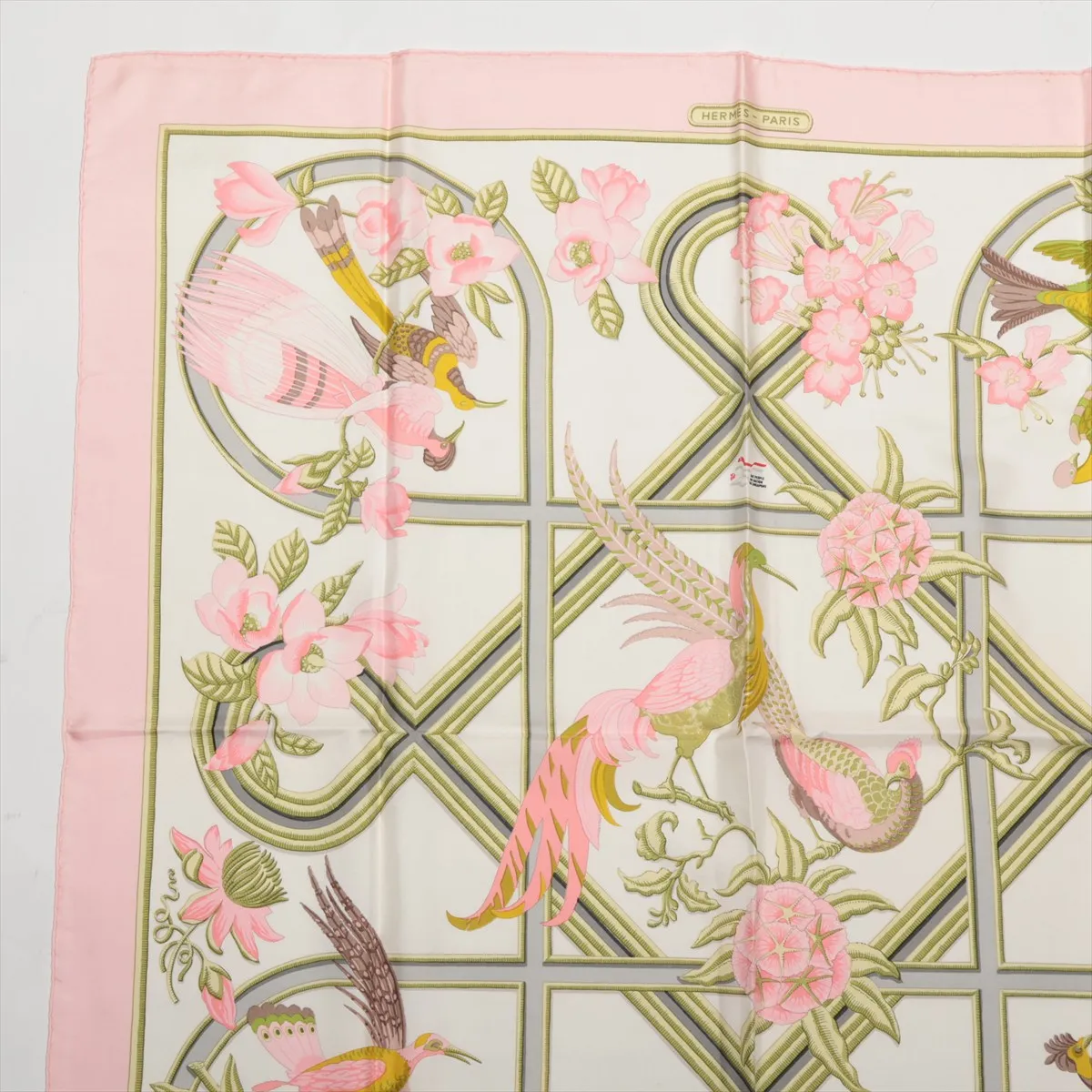 Carre 90 Scarf Silk Pink — view 2
